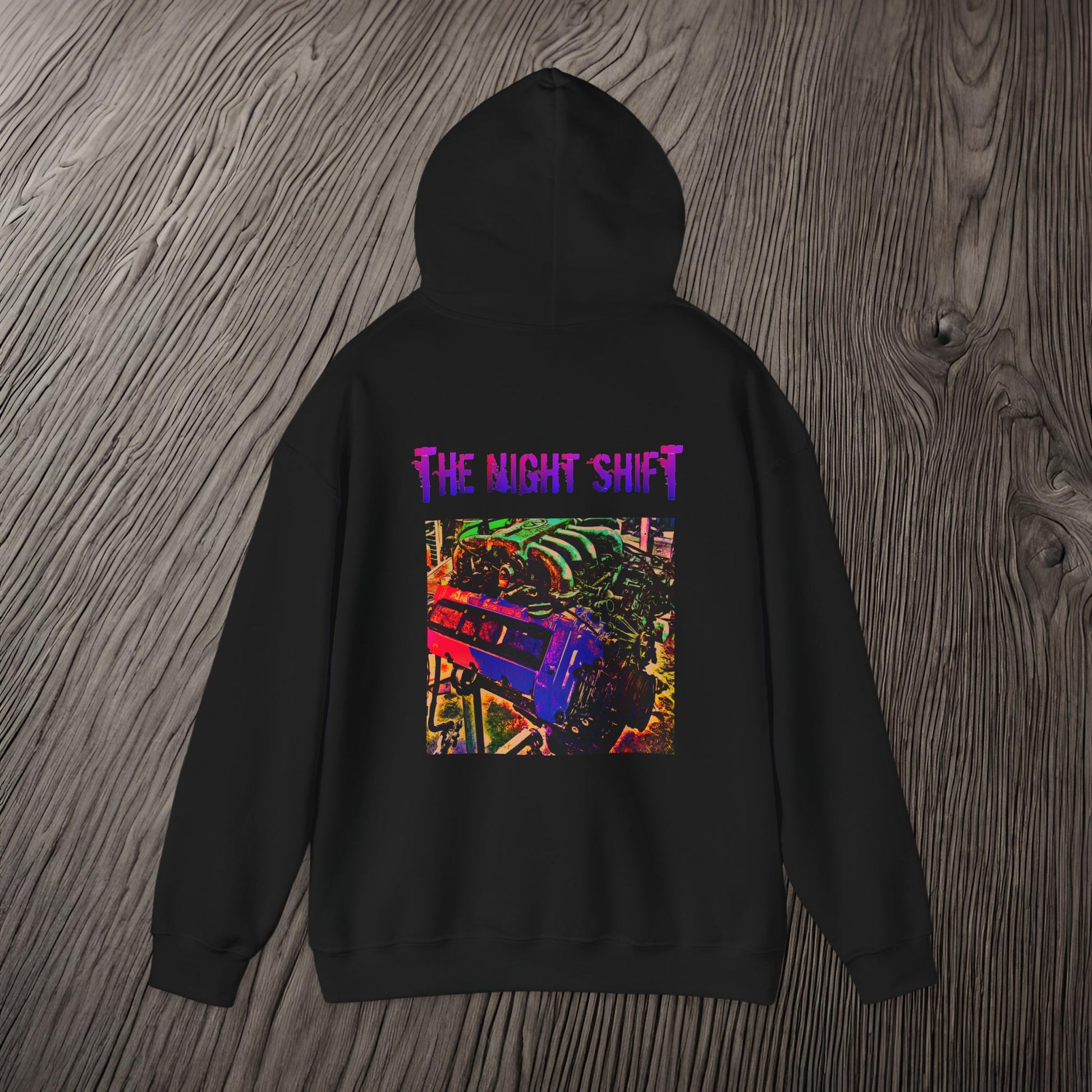 VH45DE Synthwave-Premium, Ultra Soft Unisex Hoodie Printify by The Night Shift Automotive Apparel