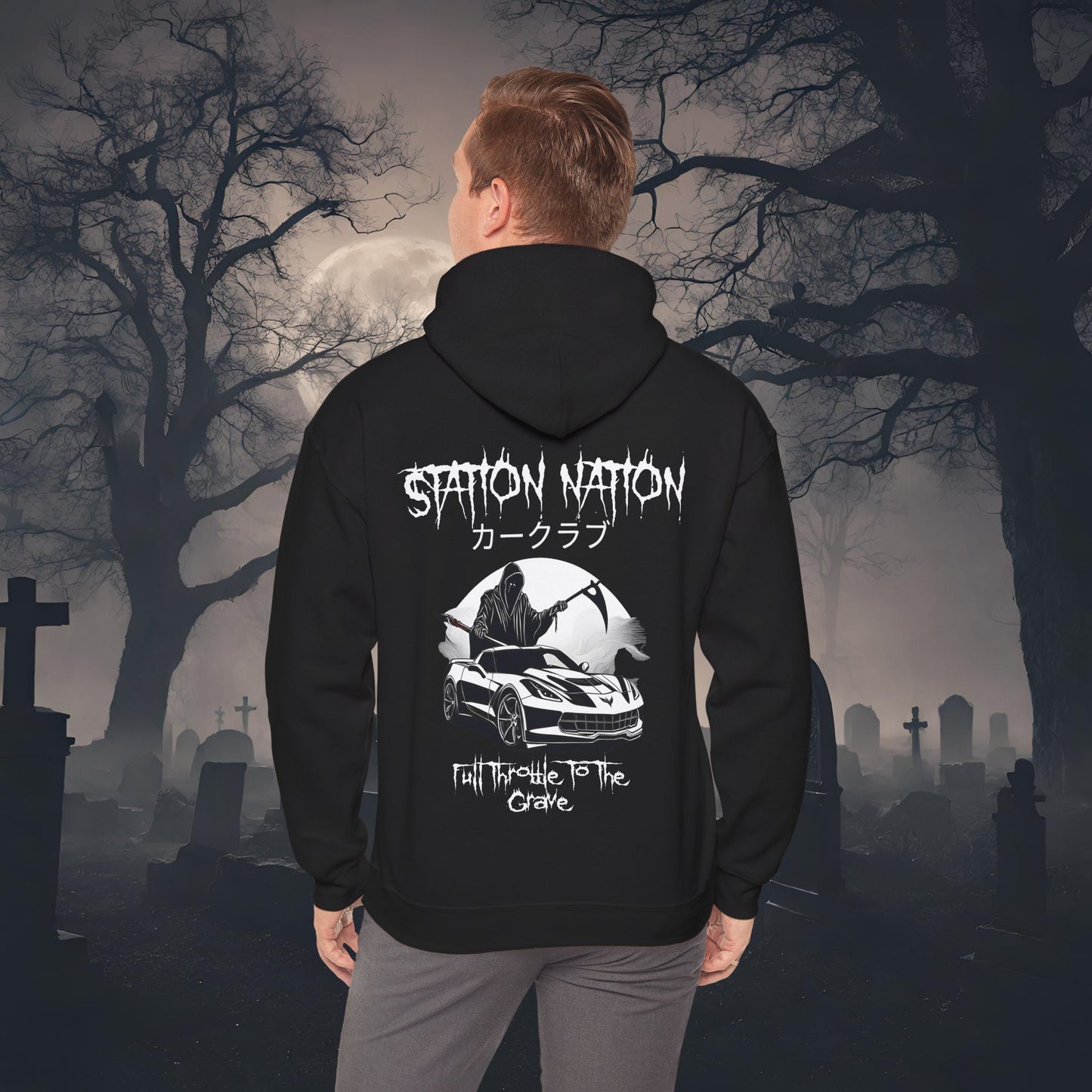 🦇 HALLOWEEN LIMITED EDITION Chevy Corvette-Hoodie