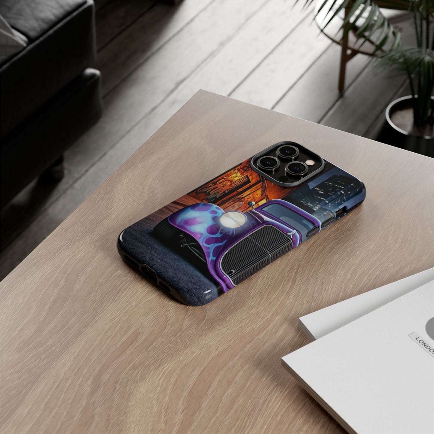 1934 Ford Street Life-Dual Layer Ultra Tough Phone Case iPhone 14 Pro Max Glossy Printify by The Night Shift Automotive Apparel