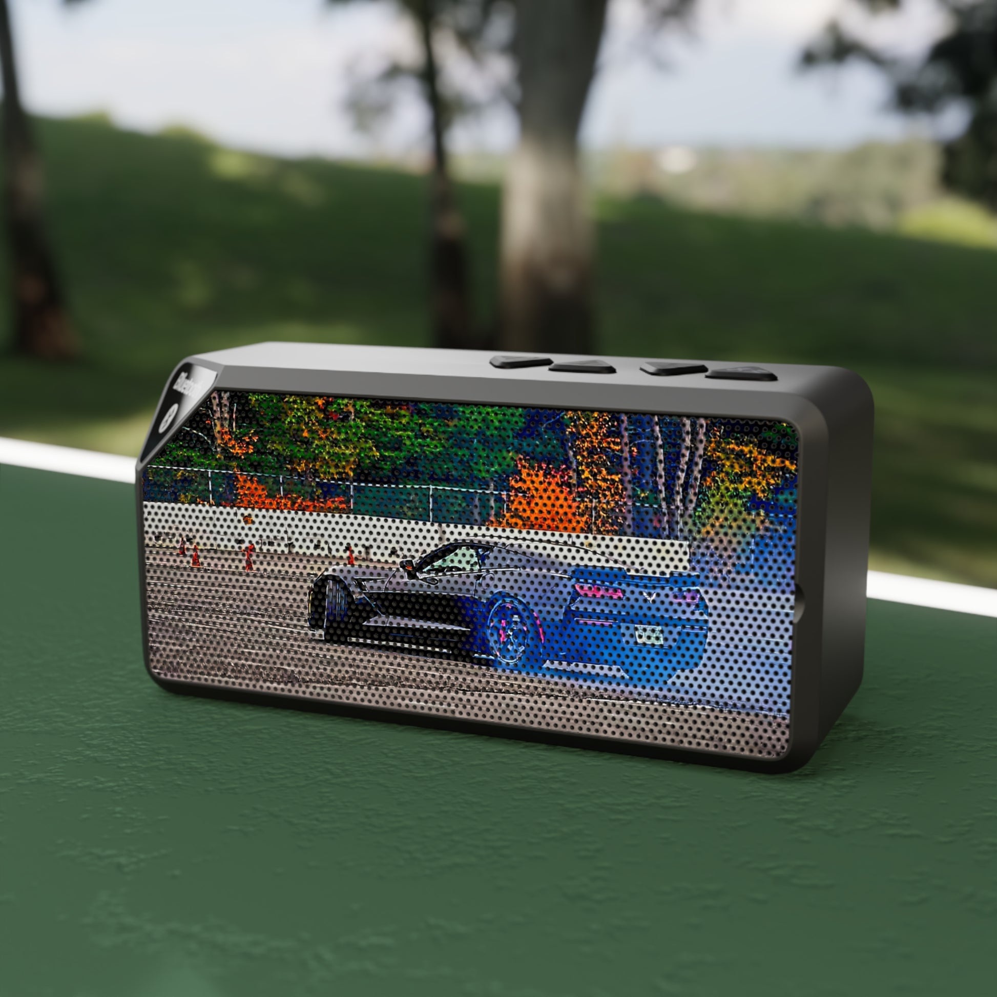 Chevy Corvette C7 Drifting-Jabba Bluetooth Speaker Printify by The Night Shift Automotive Apparel