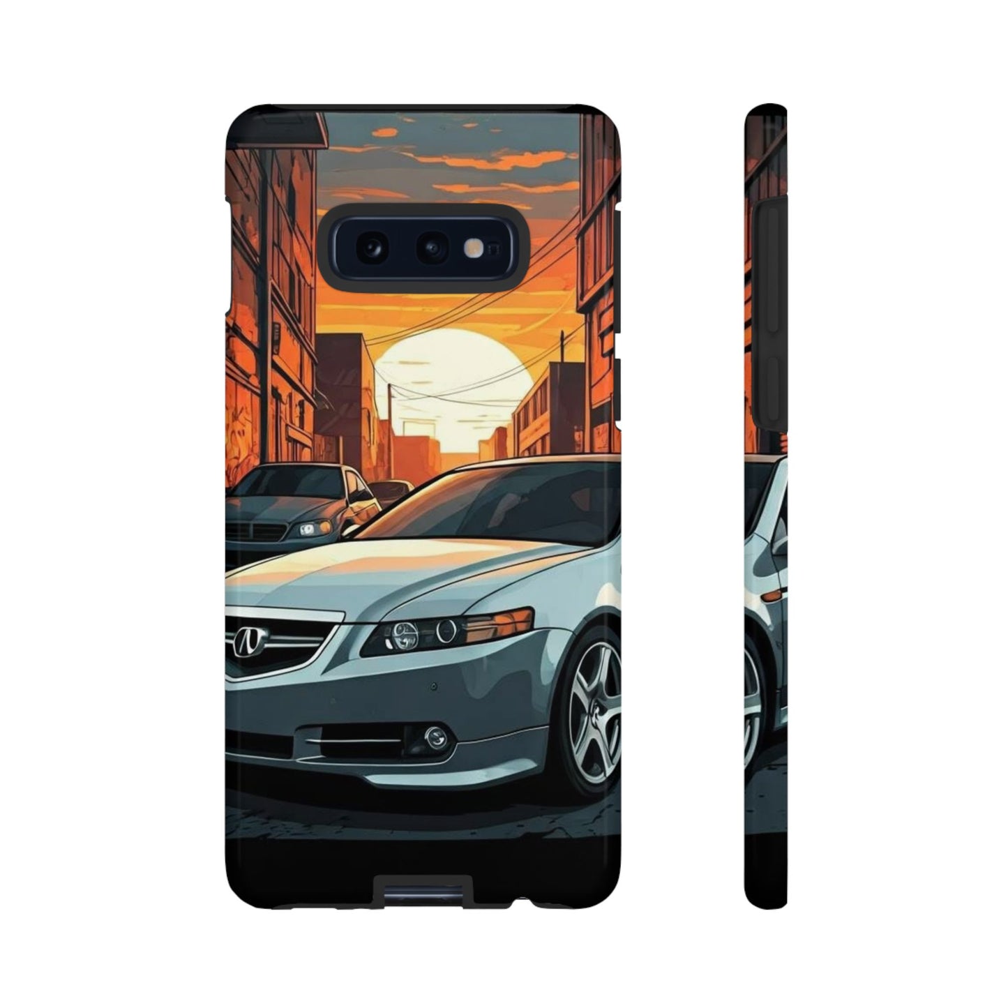 Acura TL Street Life-Dual Layer Ultra Tough Phone Case Samsung Galaxy S10E Glossy Printify by The Night Shift Automotive Apparel