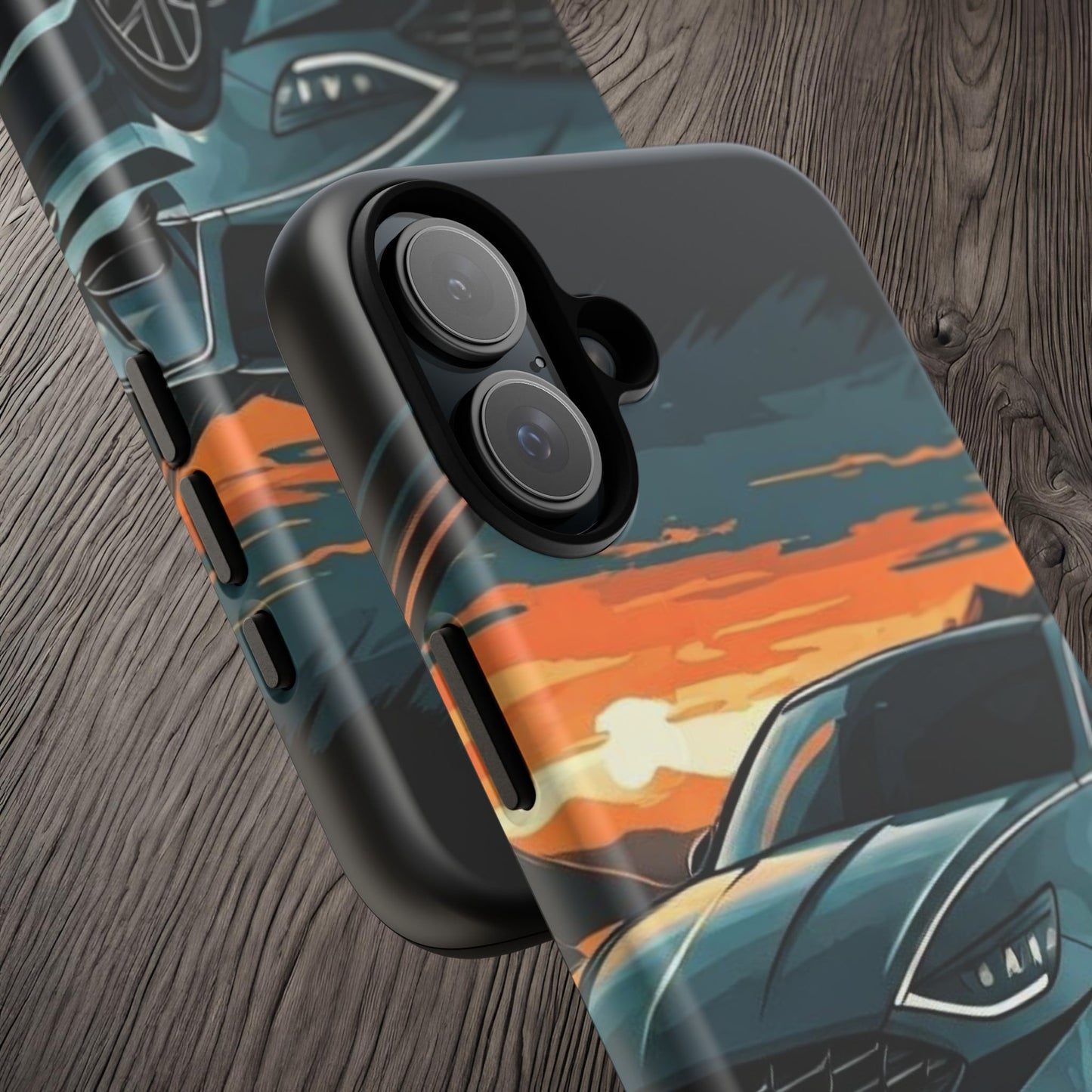 Hyundai Sonata-Sunset Drive-Dual Layer Ultra Tough Phone Case Printify by The Night Shift Automotive Apparel