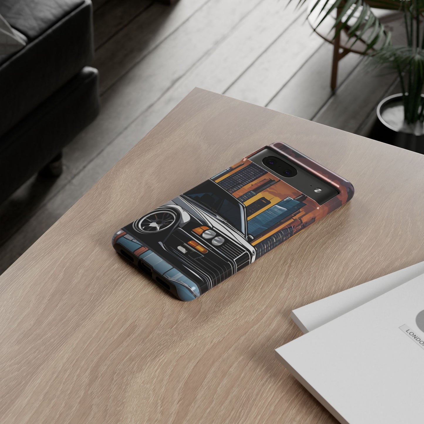BMW E30 M3-Dual Layer Ultra Tough Phone Case Google Pixel 7 Glossy Printify by The Night Shift Automotive Apparel