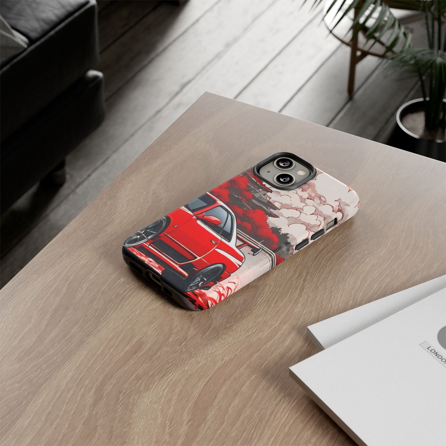 Nissan Skyline R34-Dual Layer Ultra Tough Phone Case iPhone 14 Matte Printify by The Night Shift Automotive Apparel