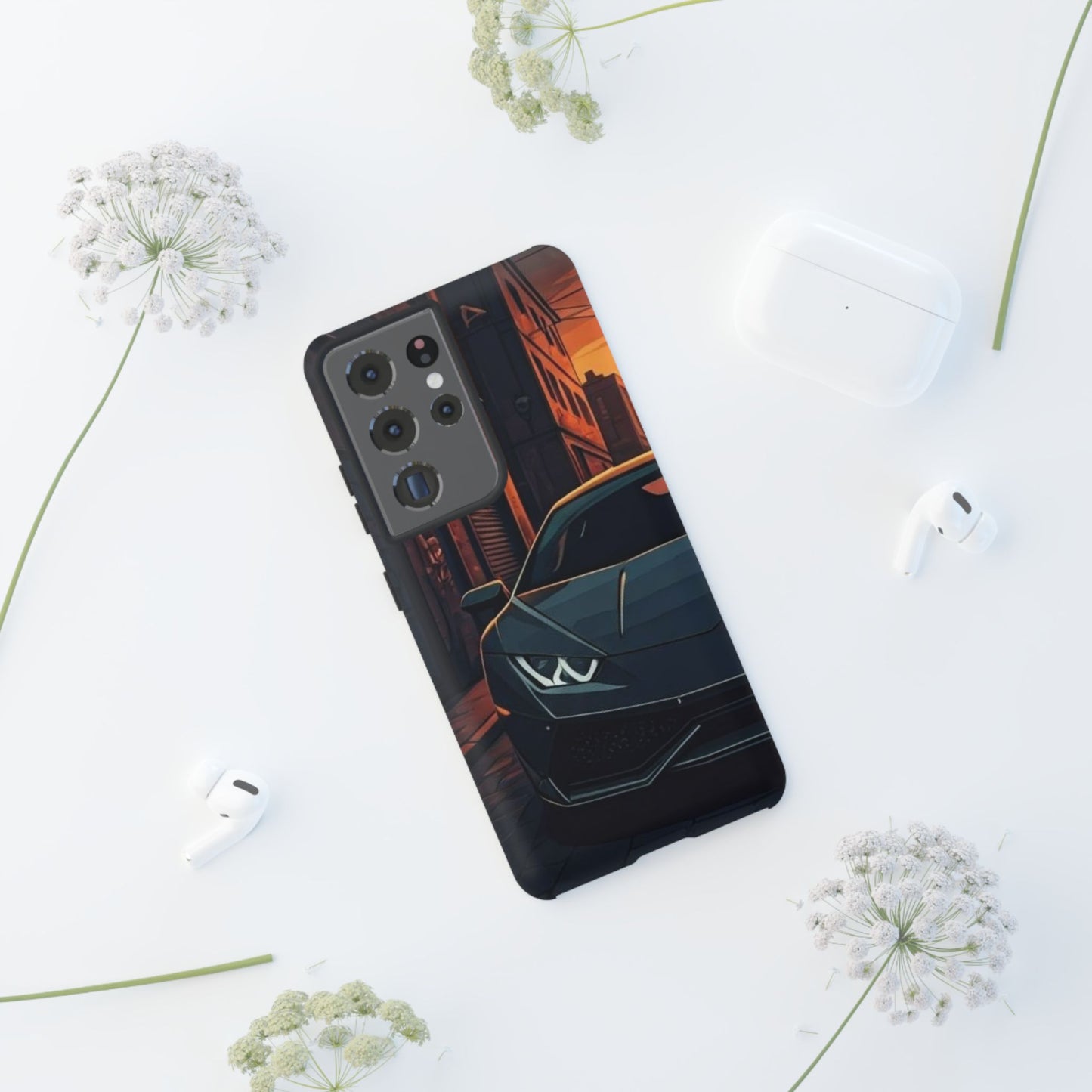 Lamborghini Huracan Street Life-Dual Layer Ultra Tough Phone Case Printify by The Night Shift Automotive Apparel