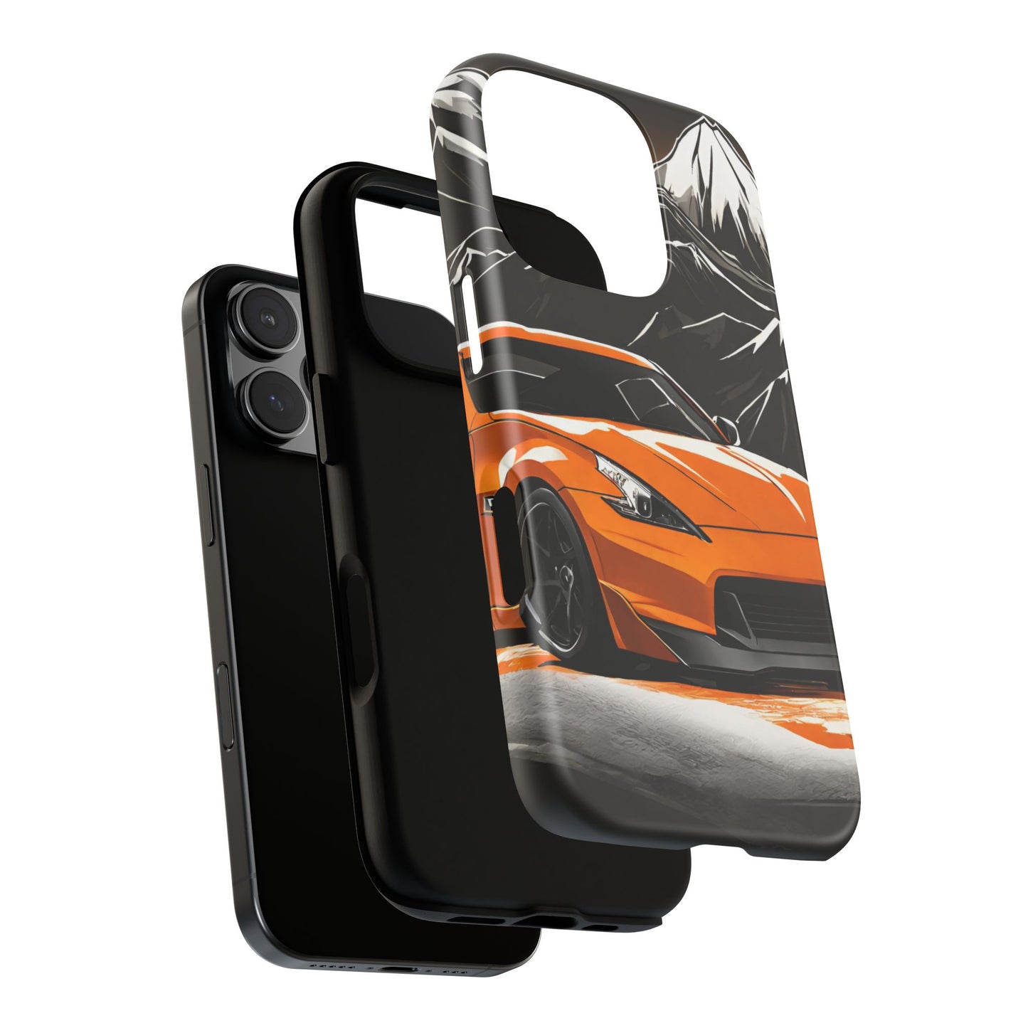 Nissan 370Z Mt Fuji-Dual Layer Ultra Tough Phone Case Printify by The Night Shift Automotive Apparel