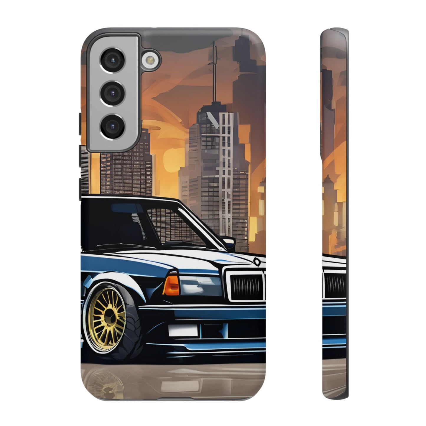 Mercedes Benz 190e Evo-Dual Layer Ultra Tough Phone Case Printify by The Night Shift Automotive Apparel