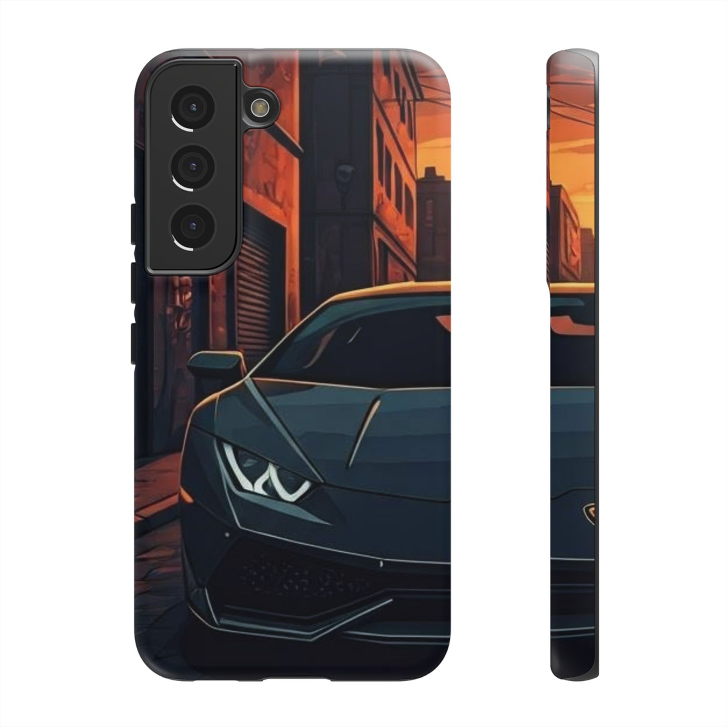 Lamborghini Huracan Street Life-Dual Layer Ultra Tough Phone Case Printify by The Night Shift Automotive Apparel