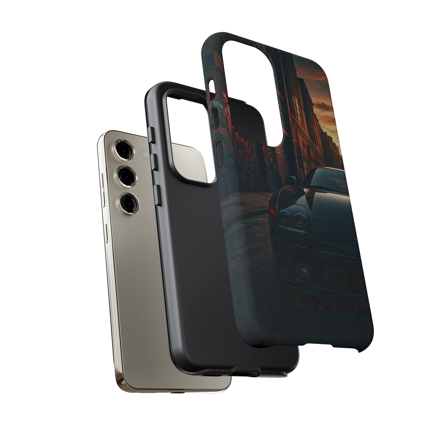 Mitsubishi 3000GT VR4 Street Life-Dual Layer Ultra Tough Phone Case Printify by The Night Shift Automotive Apparel