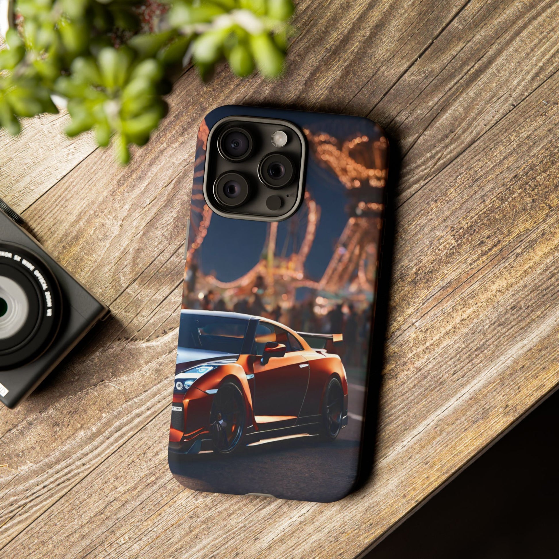 Nissan GTR R35-Dual Layer Ultra Tough Phone Case iPhone 15 Pro Max Matte Printify by The Night Shift Automotive Apparel