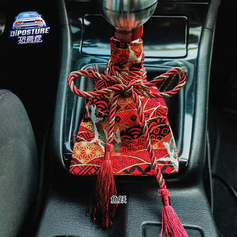JDM Samurai Decoration Shift Boot Collars Shibui Red The Night Shift Performance Street Gear by The Night Shift Automotive Apparel