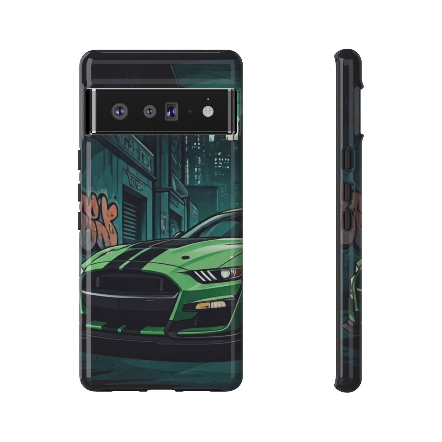 Ford Mustang Shelby GT500 Street Life-Dual Layer Ultra Tough Phone Case Printify by The Night Shift Automotive Apparel