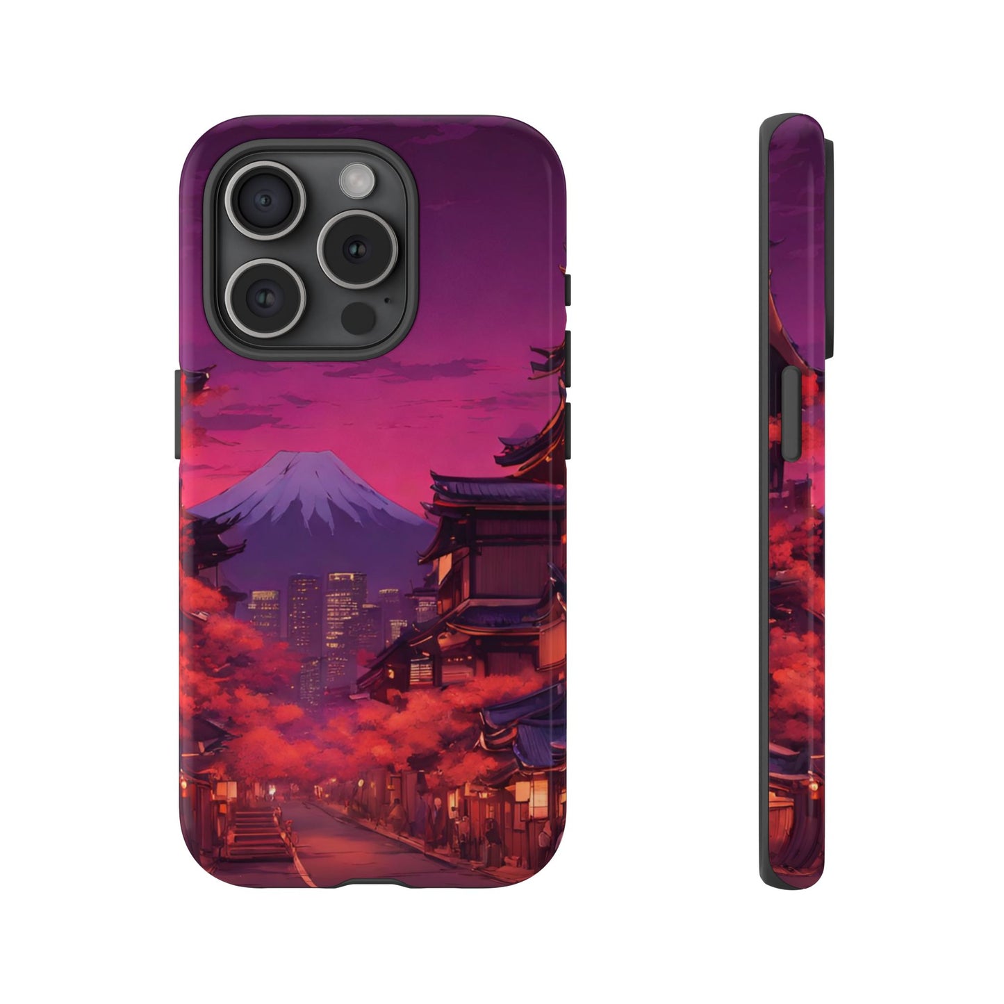 Traditional Japanese Village Countryside-Dual Layer Ultra Tough Phone Case Printify by The Night Shift Automotive Apparel