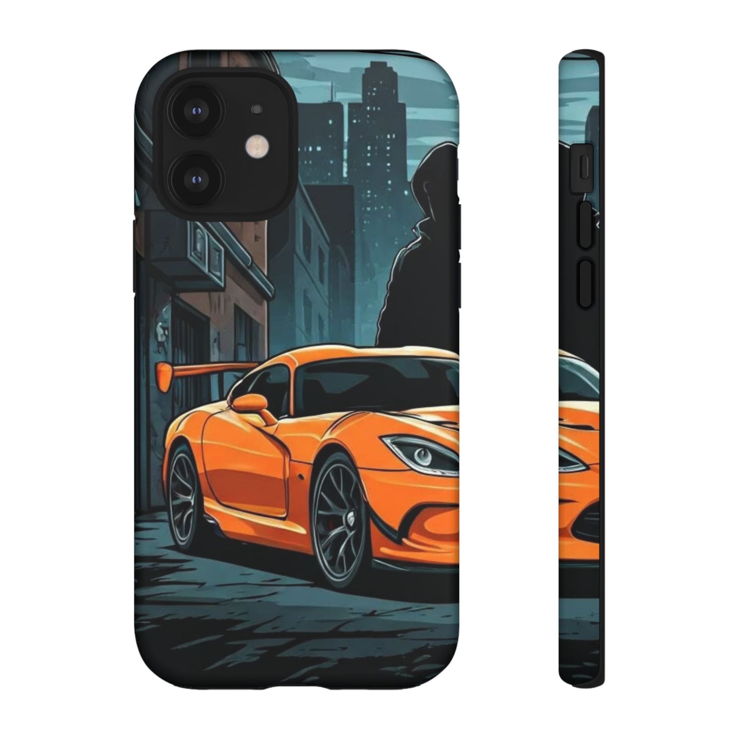 Dodge Viper SRT-10 Street Life-Dual Layer Ultra Tough Phone Case iPhone 12 Matte Printify by The Night Shift Automotive Apparel