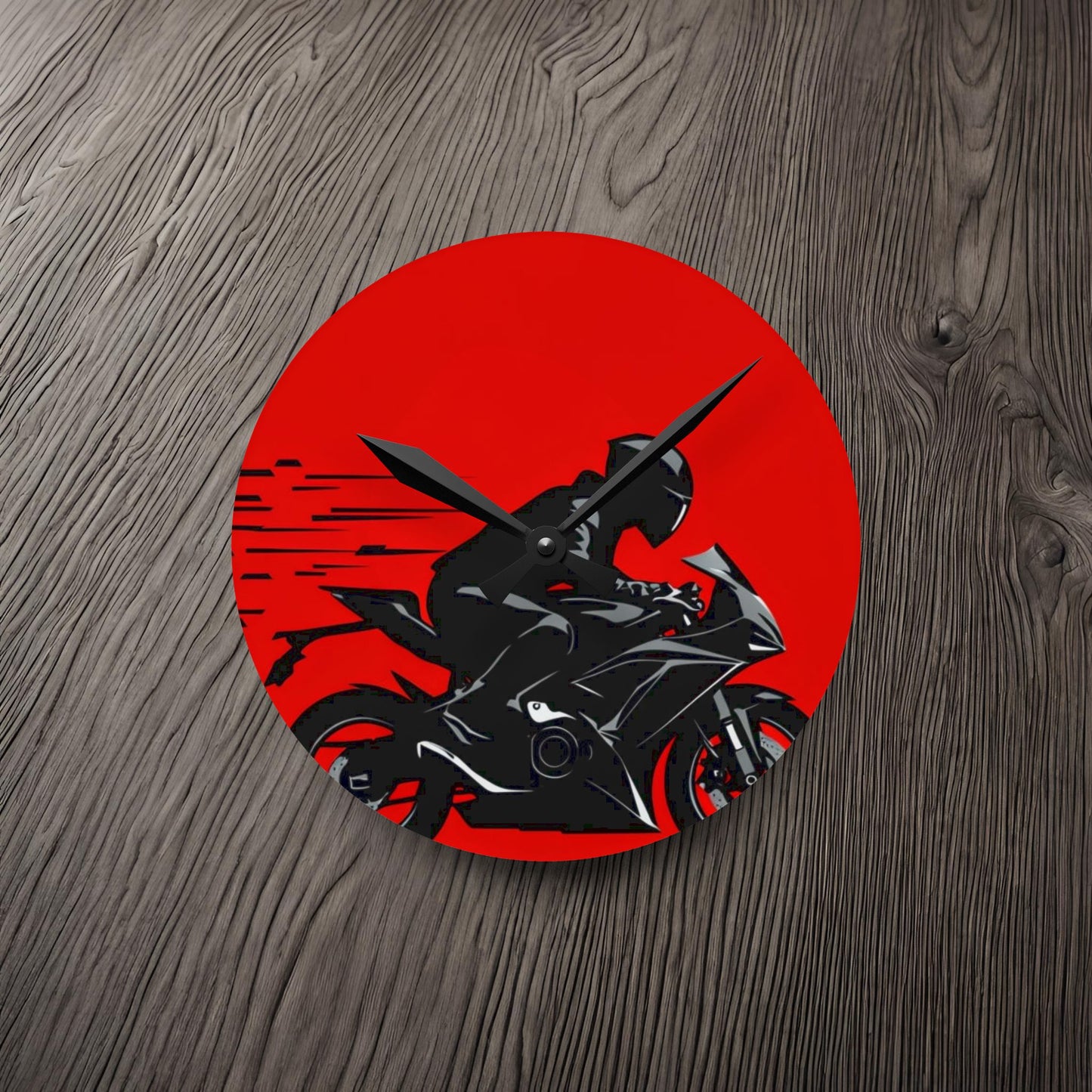 Escape Reality Motorcycle-Acrylic Wall Clock