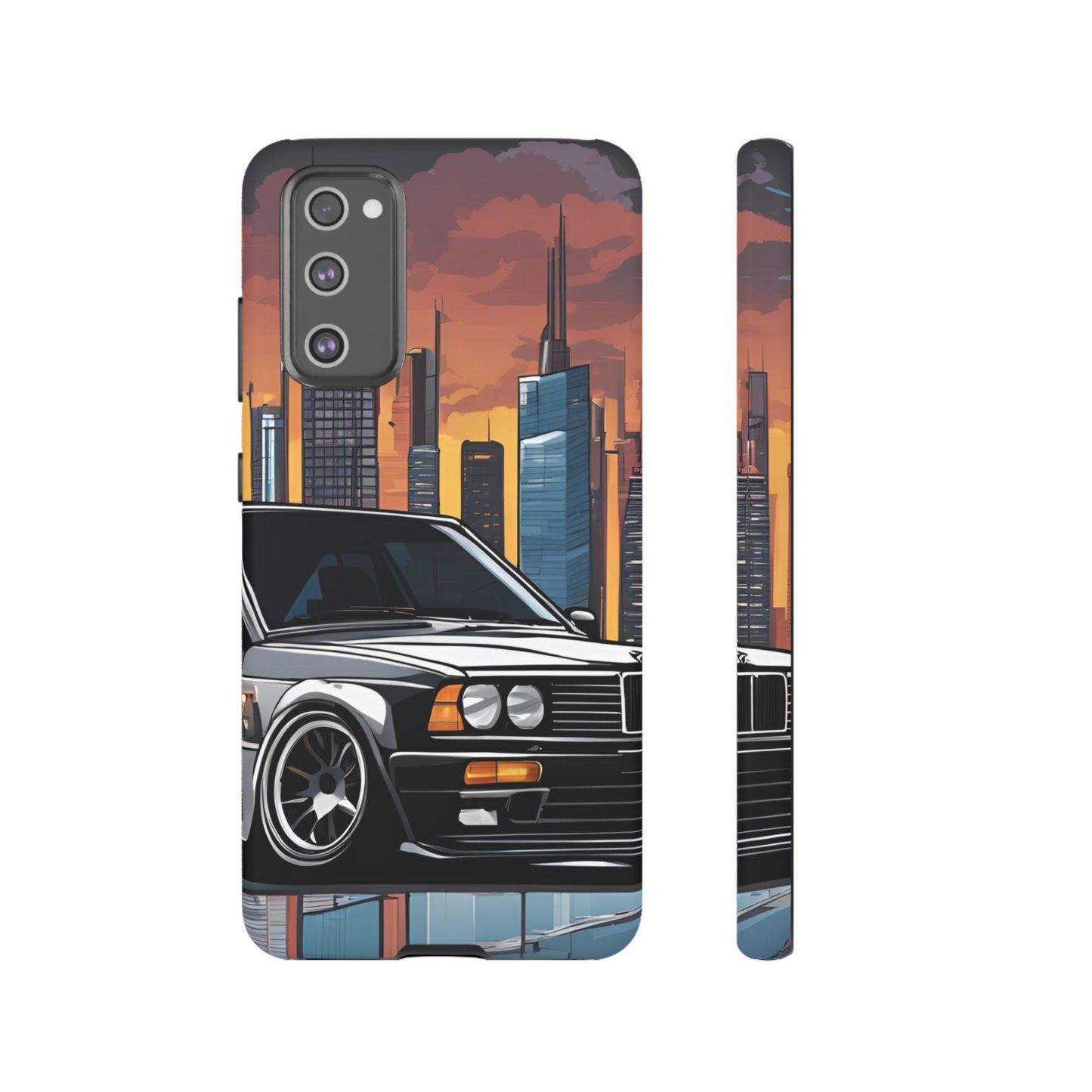 BMW E30 M3-Dual Layer Ultra Tough Phone Case Printify by The Night Shift Automotive Apparel