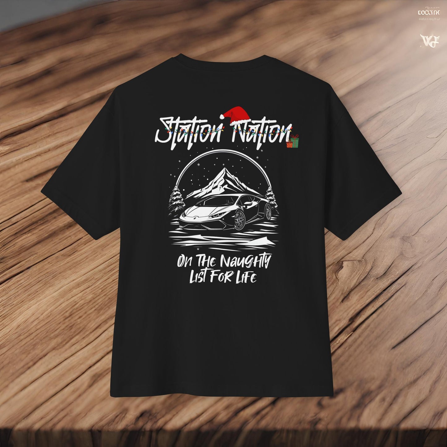 🎄 Christmas Limited Edition Station Nation-Premium, Ultra Soft Unisex Oversized Boxy Tee Printify by The Night Shift Automotive Apparel
