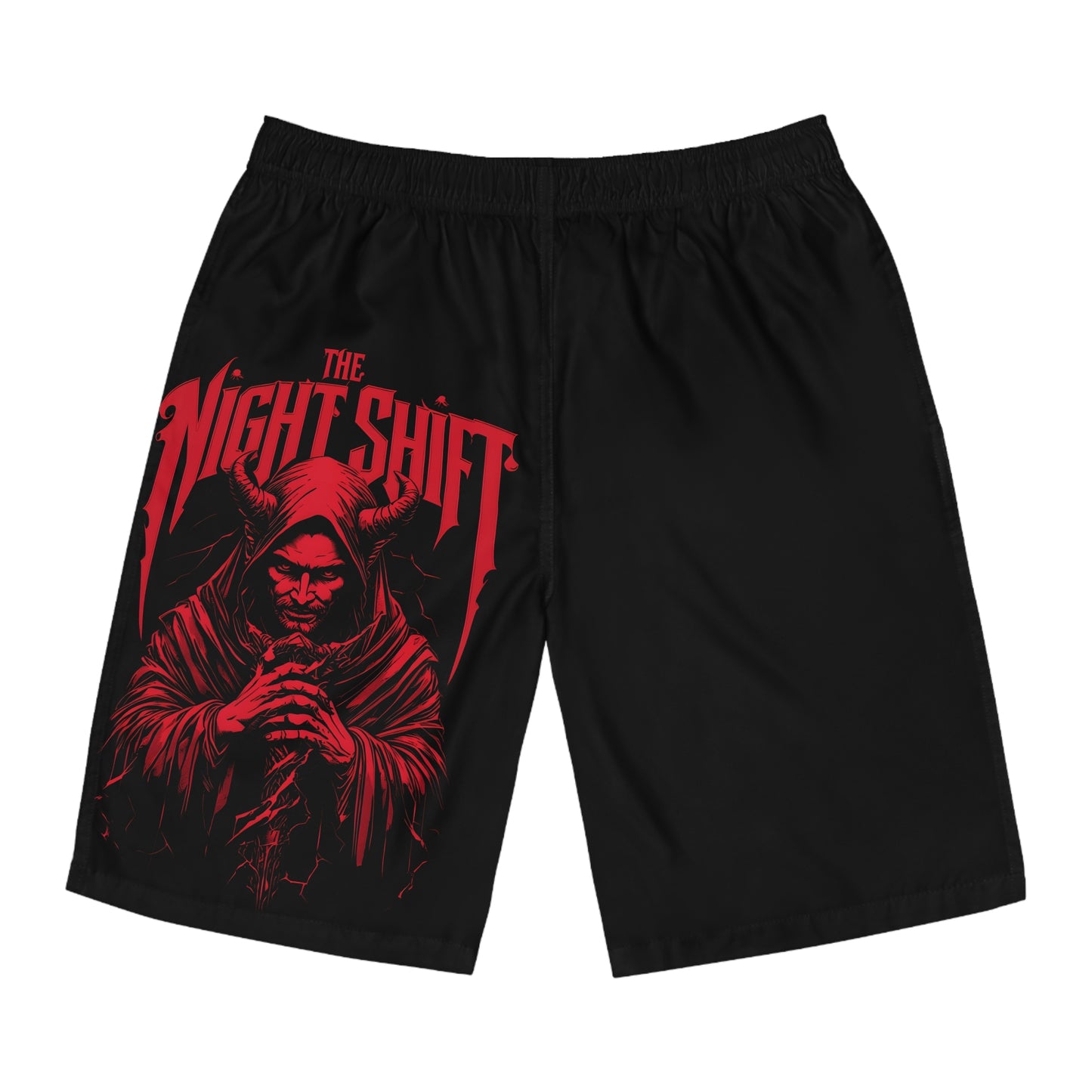 The Night Shift - Men's Relaxed Fit Board Shorts Printify by The Night Shift Automotive Apparel