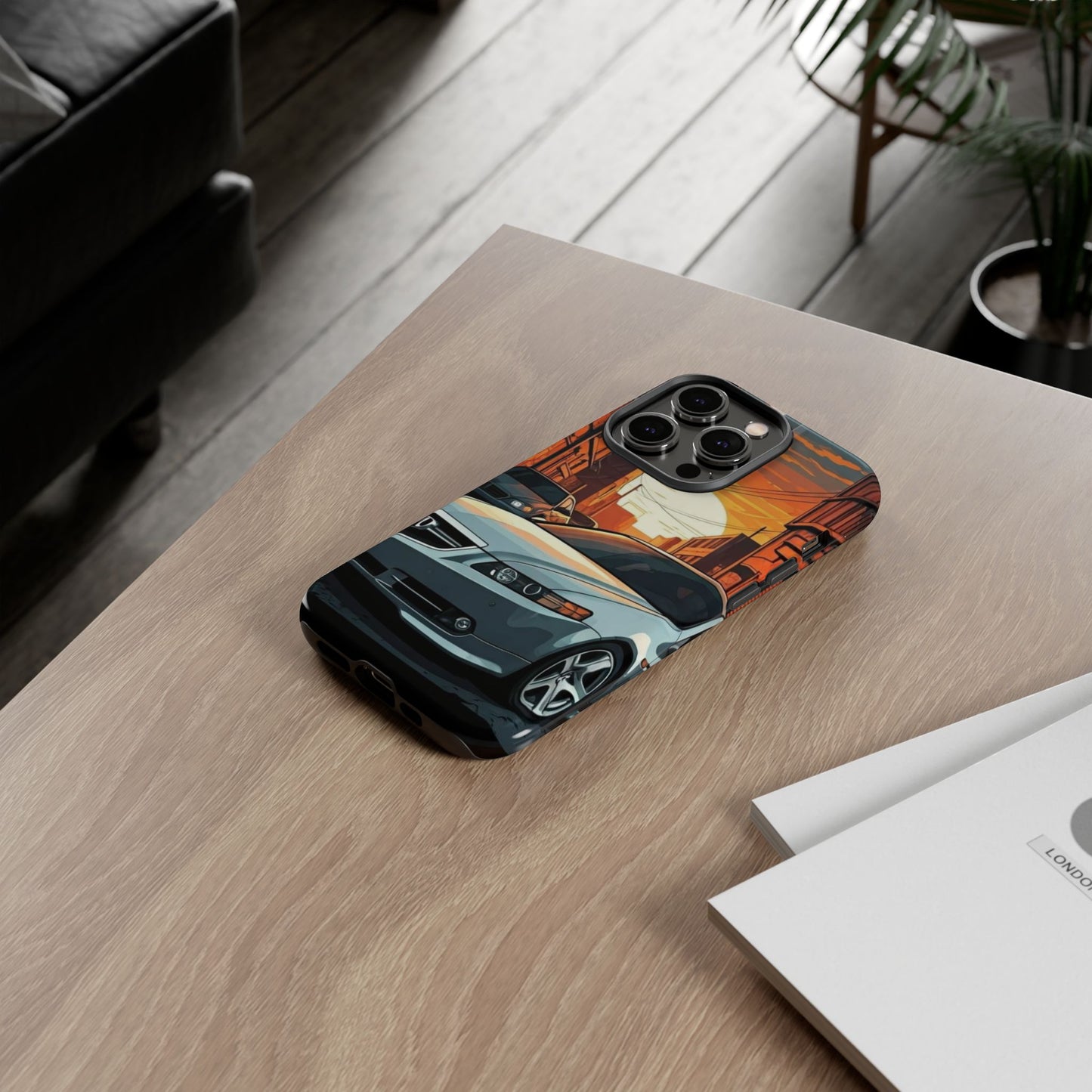 Acura TL Street Life-Dual Layer Ultra Tough Phone Case iPhone 14 Pro Glossy Printify by The Night Shift Automotive Apparel