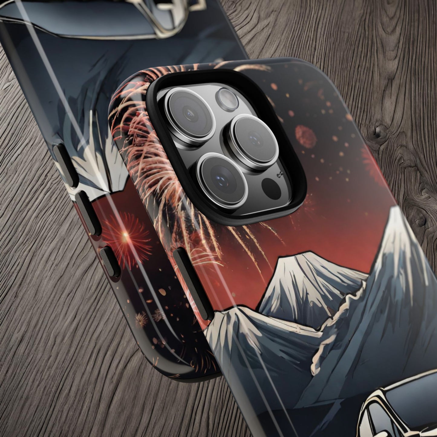 Subaru WRX/STI Fireworks-Dual Layer Ultra Tough Phone Case Printify by The Night Shift Automotive Apparel