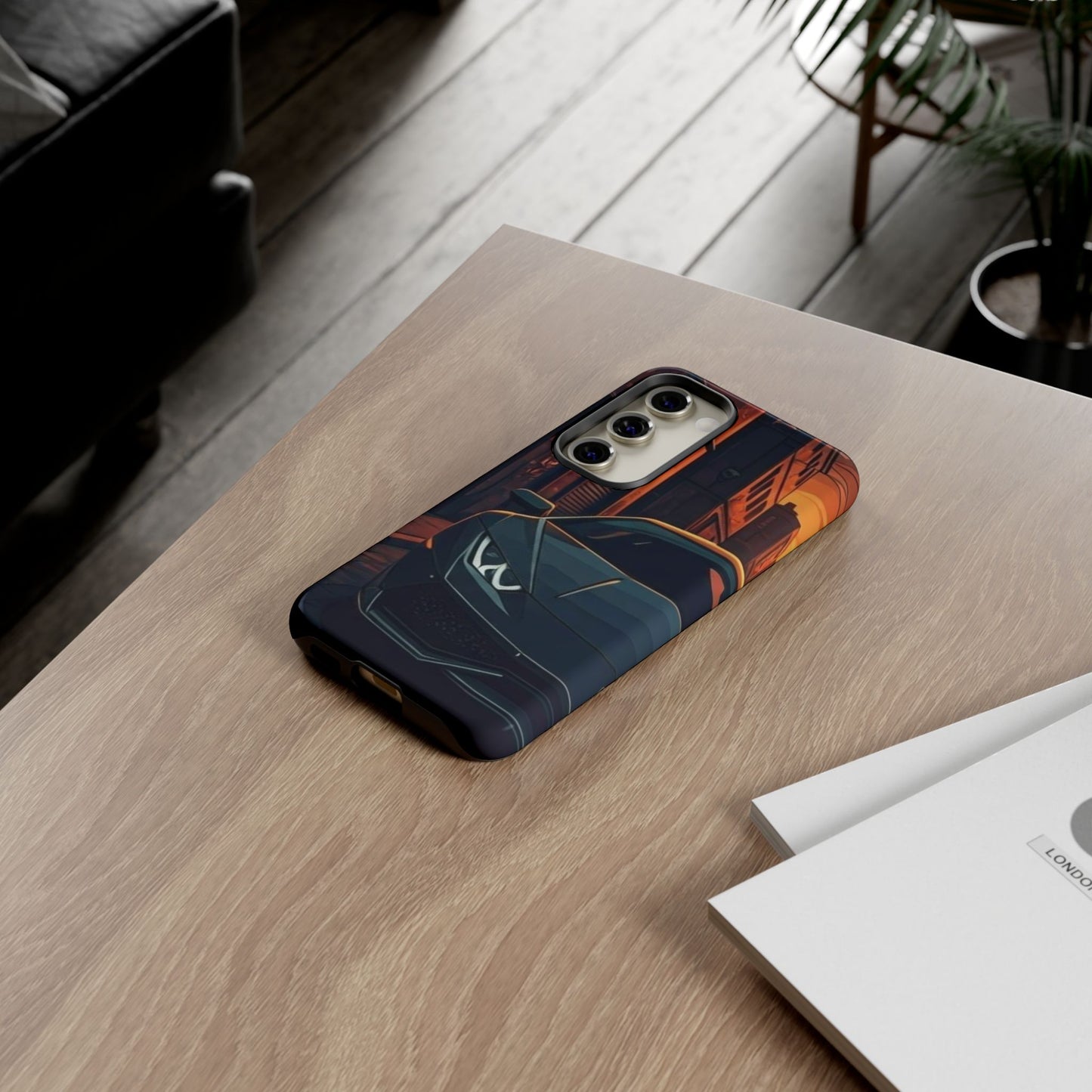 Lamborghini Huracan Street Life-Dual Layer Ultra Tough Phone Case Samsung Galaxy S23 Glossy Printify by The Night Shift Automotive Apparel