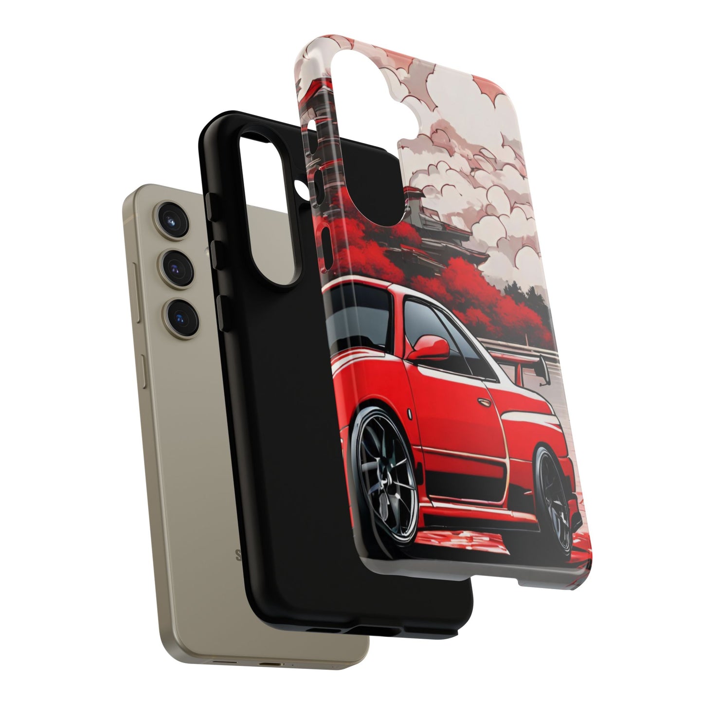 Nissan Skyline R34-Dual Layer Ultra Tough Phone Case Printify by The Night Shift Automotive Apparel