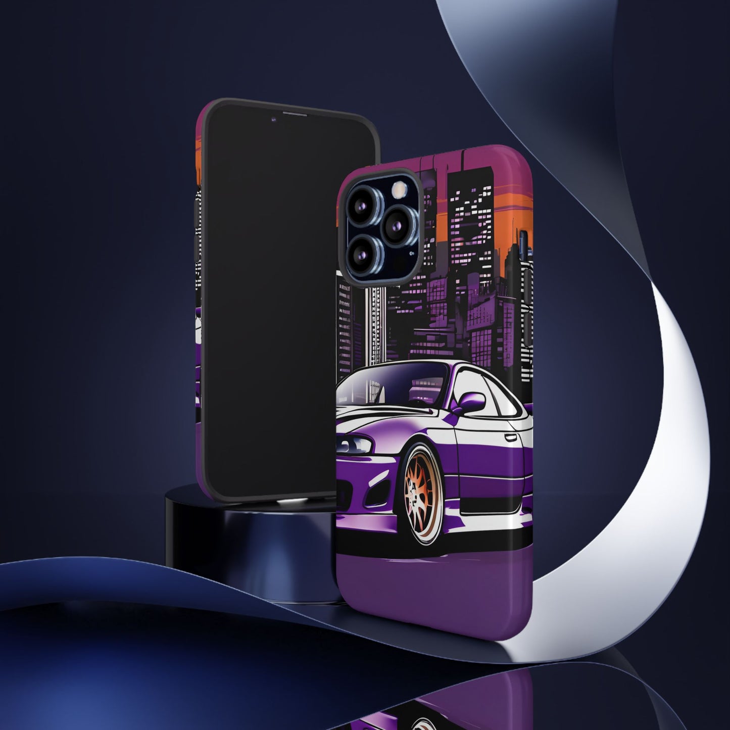 Nissan 240sx S15-Dual Layer Ultra Tough Phone Case iPhone 13 Pro Max Glossy Printify by The Night Shift Automotive Apparel