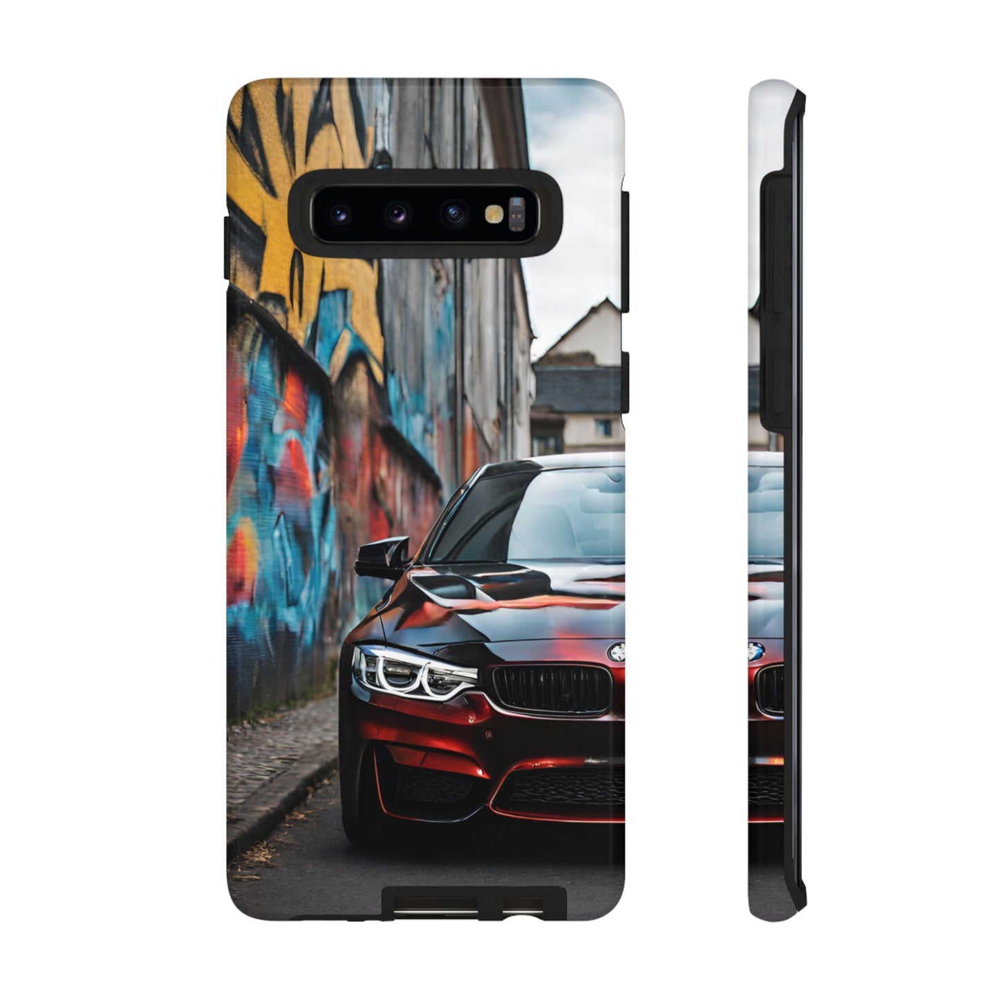BMW M3/M4-Dual Layer Ultra Tough Phone Case Samsung Galaxy S10 Glossy Printify by The Night Shift Automotive Apparel