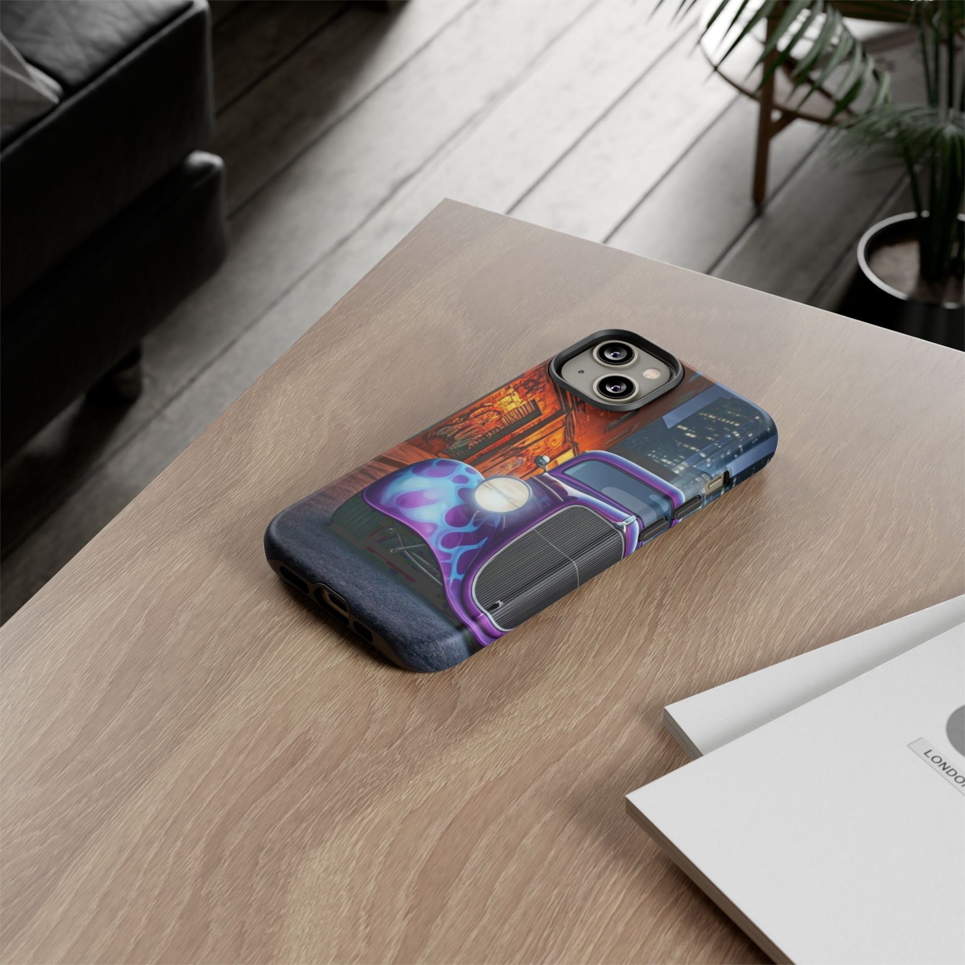 1934 Ford Street Life-Dual Layer Ultra Tough Phone Case iPhone 14 Matte Printify by The Night Shift Automotive Apparel
