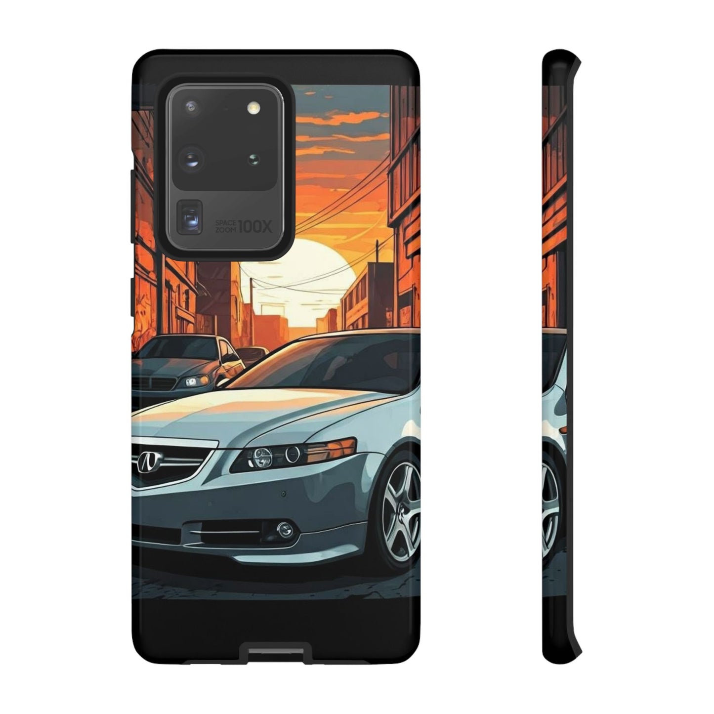 Acura TL Street Life-Dual Layer Ultra Tough Phone Case Samsung Galaxy S20 Ultra Glossy Printify by The Night Shift Automotive Apparel