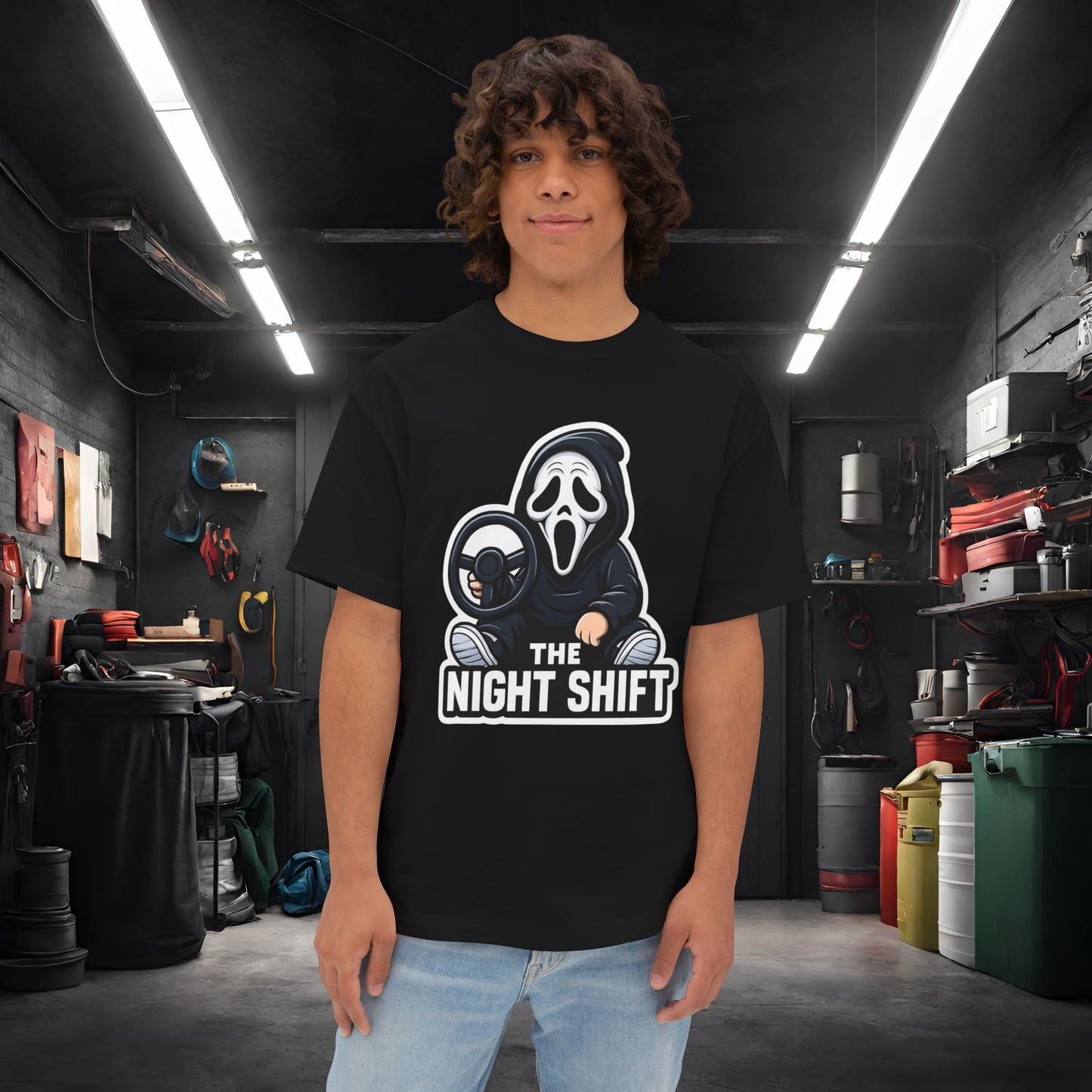 Chill Reaper-Premium, Ultra Soft Unisex Oversized Boxy Tee