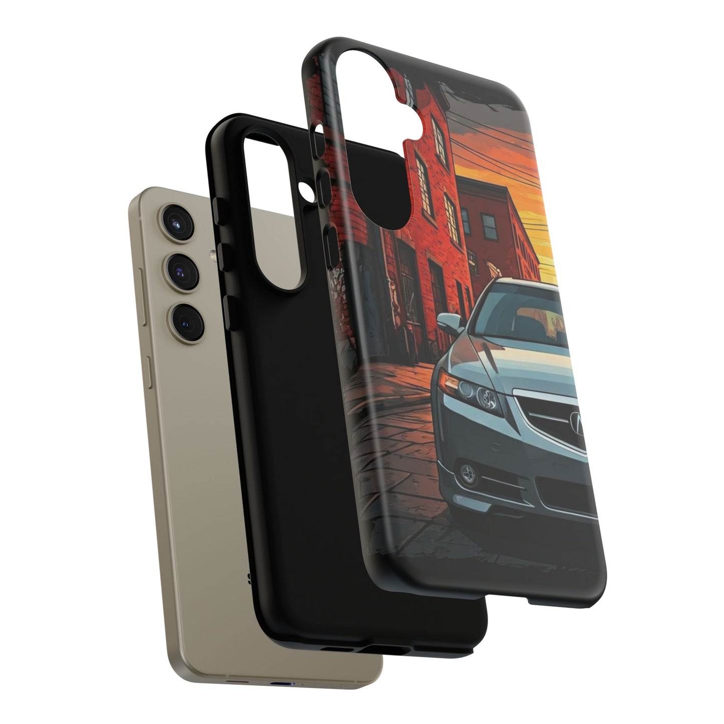 Acura TL Street Life-Dual Layer Ultra Tough Phone Case Printify by The Night Shift Automotive Apparel
