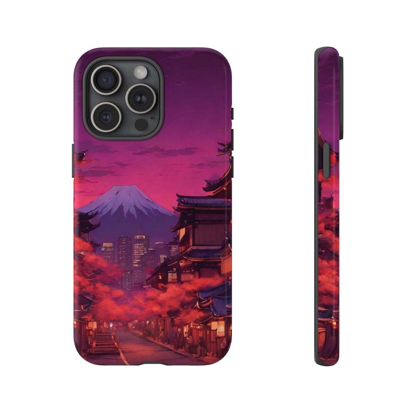 Traditional Japanese Village Countryside-Dual Layer Ultra Tough Phone Case Printify by The Night Shift Automotive Apparel