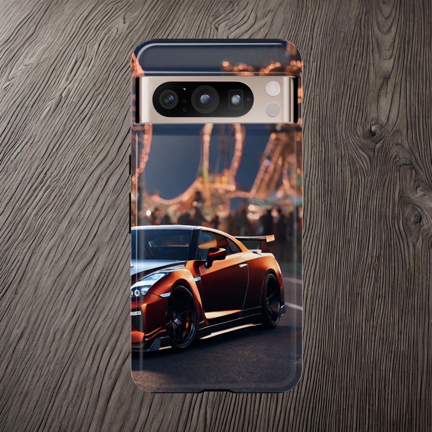 Nissan GTR R35-Dual Layer Ultra Tough Phone Case Google Pixel 8 Pro Glossy Printify by The Night Shift Automotive Apparel