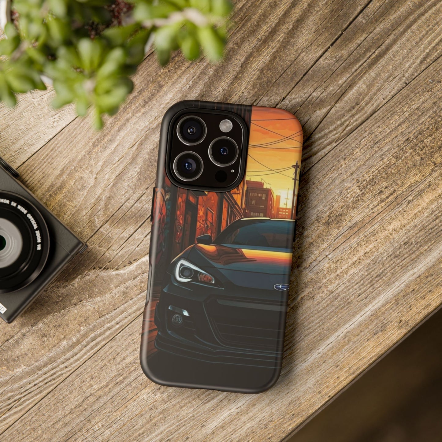 Subaru BRZ Street Life-Dual Layer Ultra Tough Phone Case iPhone 16 Pro Matte Printify by The Night Shift Automotive Apparel