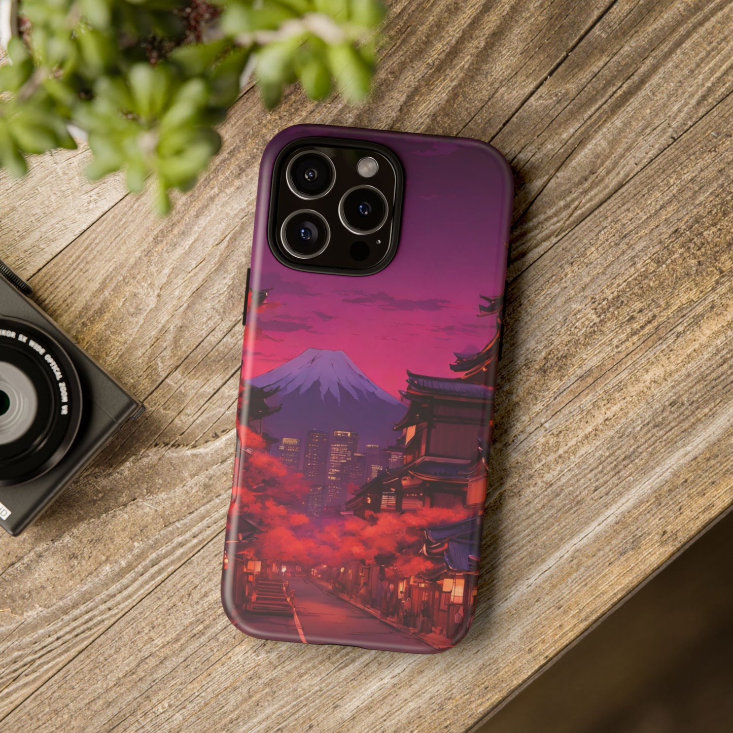 Traditional Japanese Village Countryside-Dual Layer Ultra Tough Phone Case iPhone 16 Pro Max Matte Printify by The Night Shift Automotive Apparel