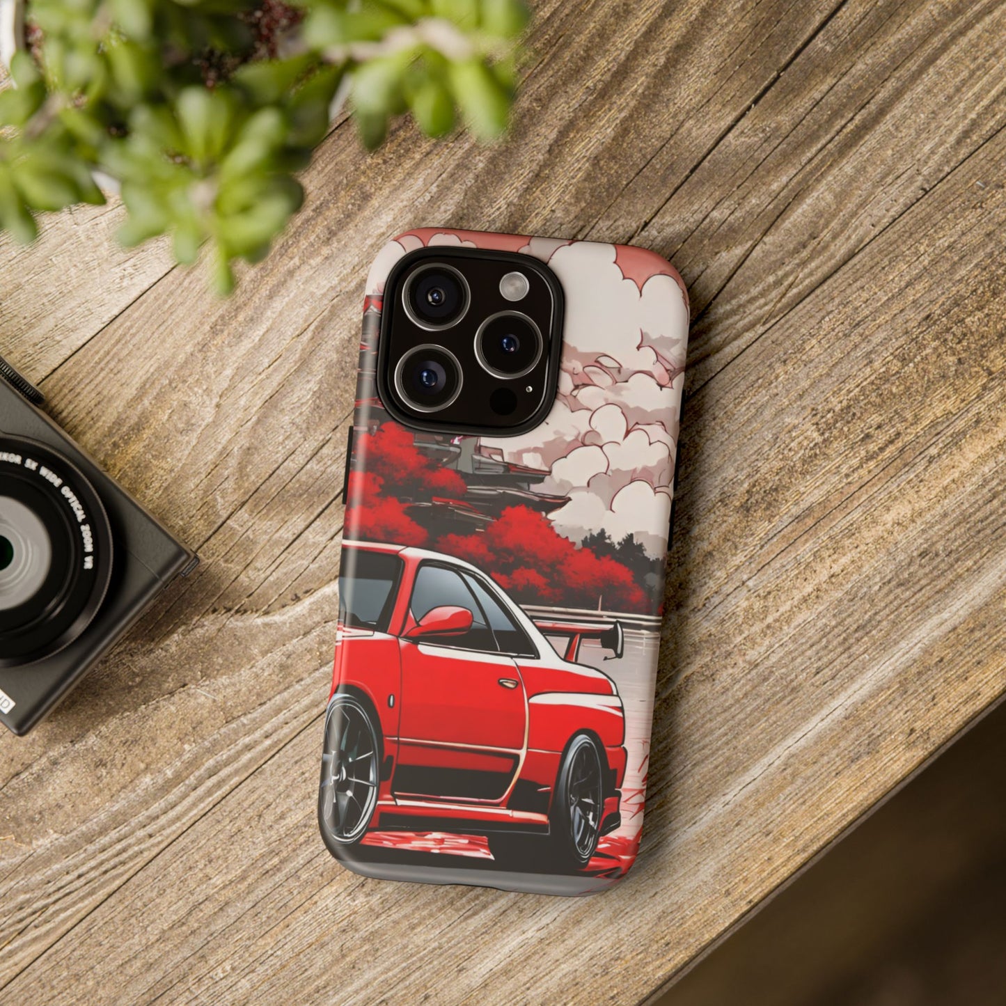 Nissan Skyline R34-Dual Layer Ultra Tough Phone Case iPhone 16 Pro Matte Printify by The Night Shift Automotive Apparel