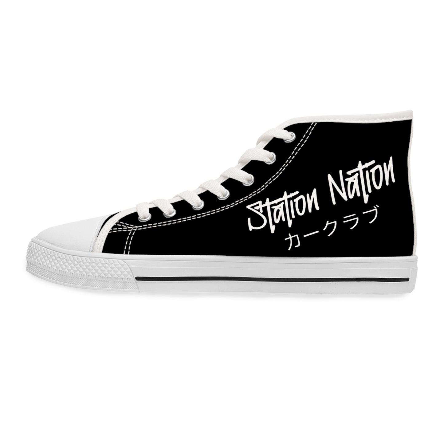 Station Nation Women's-High Top Sneakers