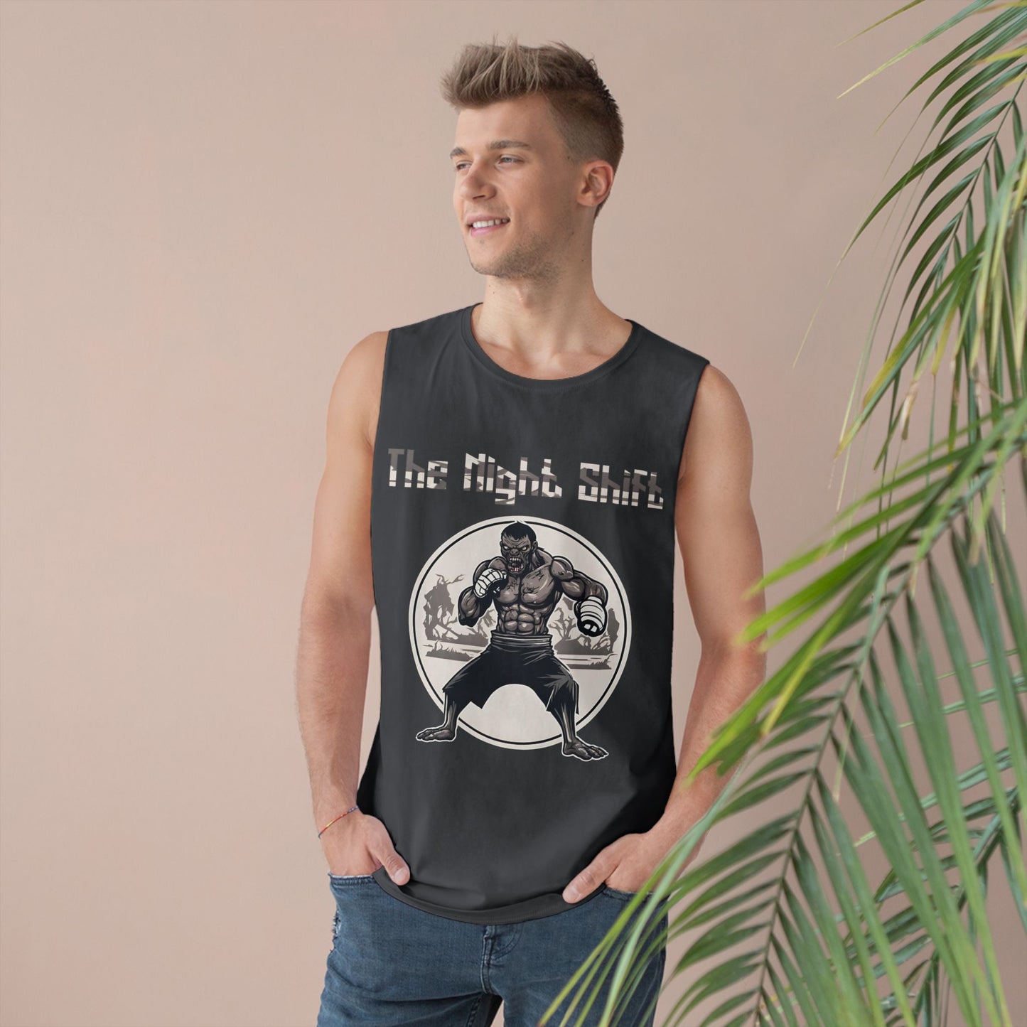 Maui Thai Zombie - Premium Unisex Barnard Tank Top Printify by The Night Shift Automotive Apparel