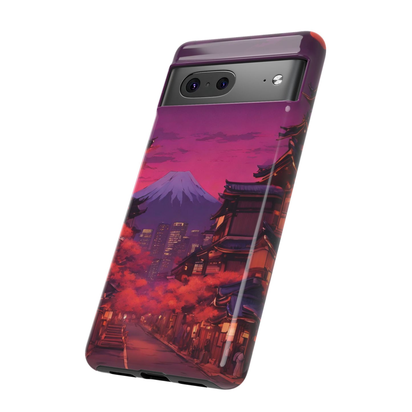 Traditional Japanese Village Countryside-Dual Layer Ultra Tough Phone Case Printify by The Night Shift Automotive Apparel