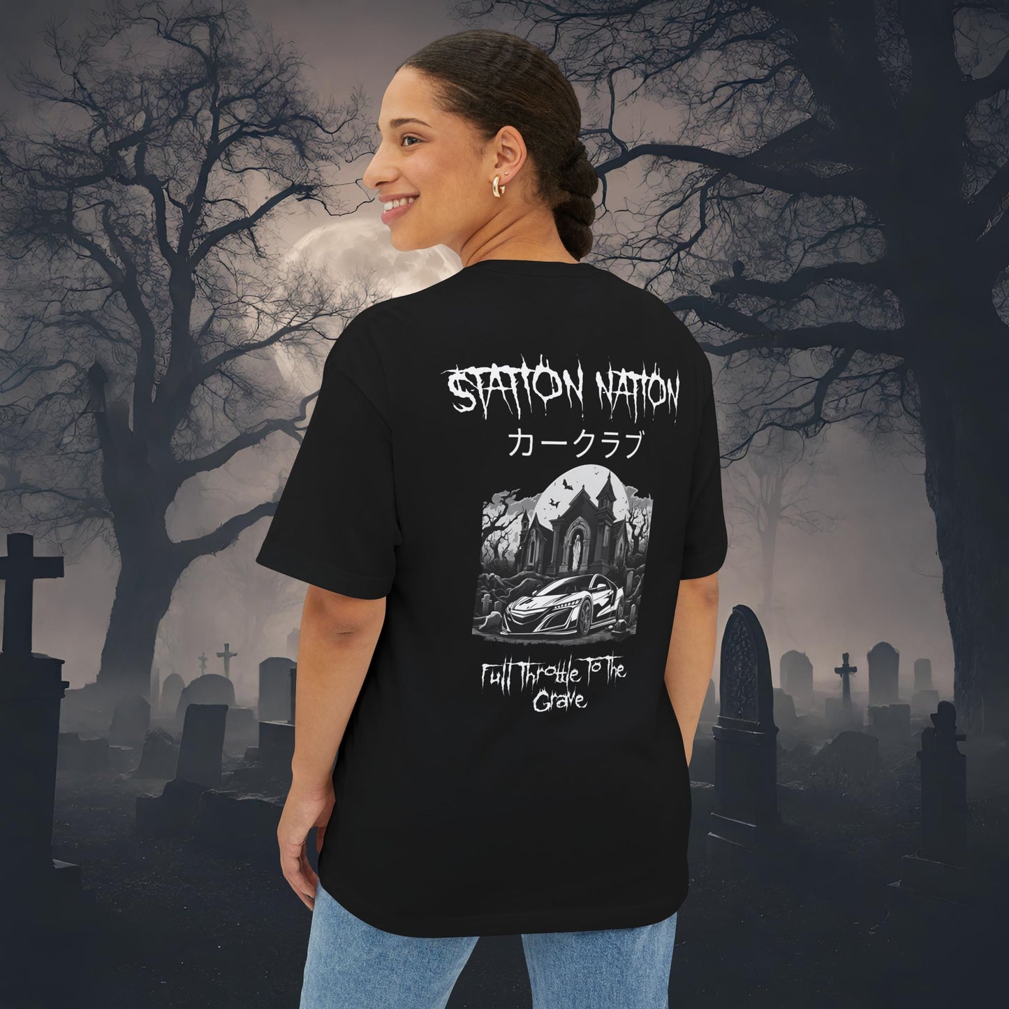 👻 HALLOWEEN LIMITED EDITION Acura NSX-Premium, Ultra Soft Oversized Boxy Tee