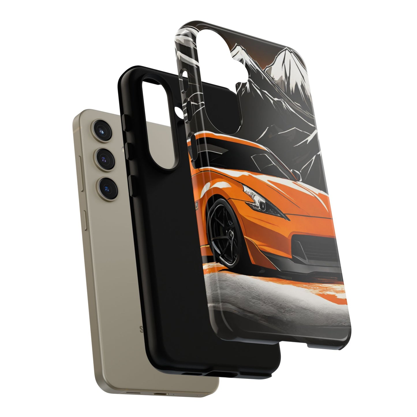 Nissan 370Z Mt Fuji-Dual Layer Ultra Tough Phone Case Printify by The Night Shift Automotive Apparel