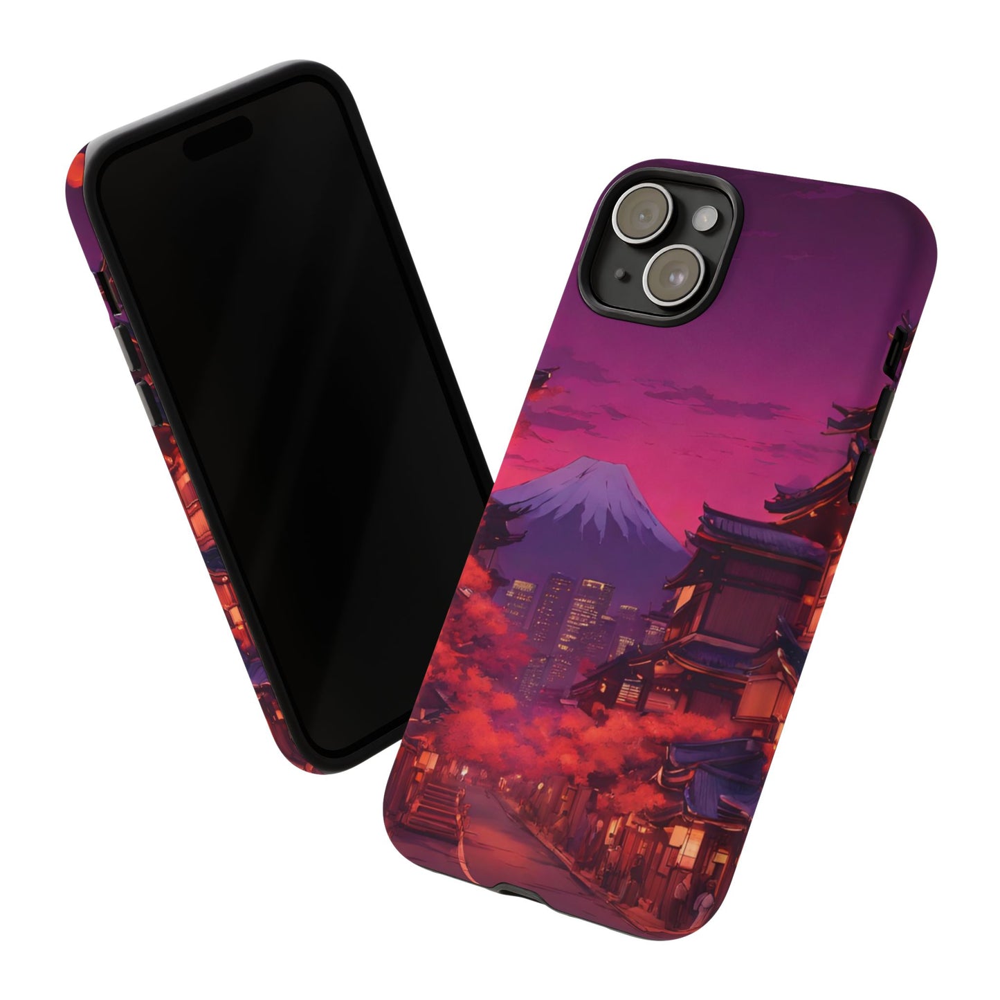 Traditional Japanese Village Countryside-Dual Layer Ultra Tough Phone Case Printify by The Night Shift Automotive Apparel