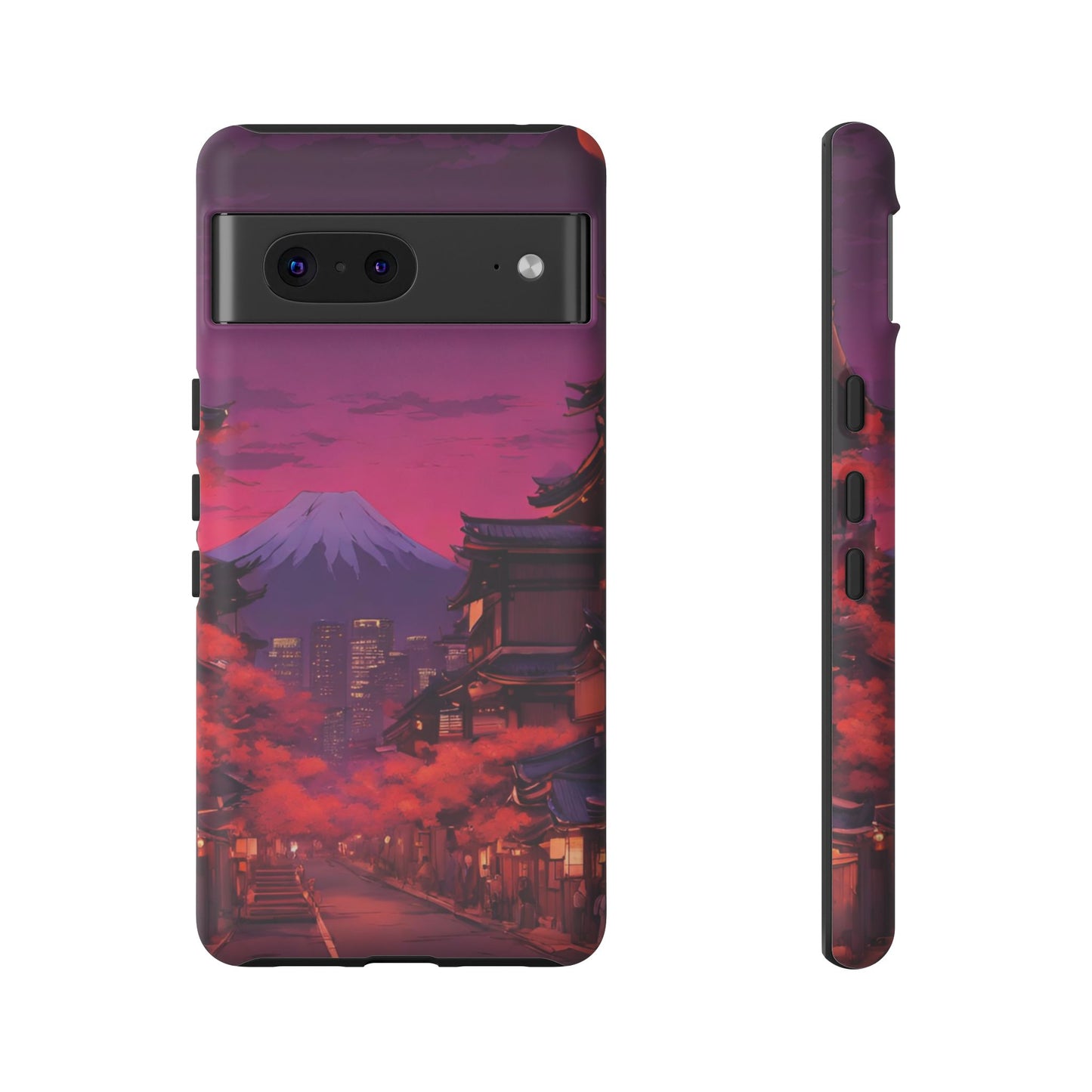 Traditional Japanese Village Countryside-Dual Layer Ultra Tough Phone Case Printify by The Night Shift Automotive Apparel