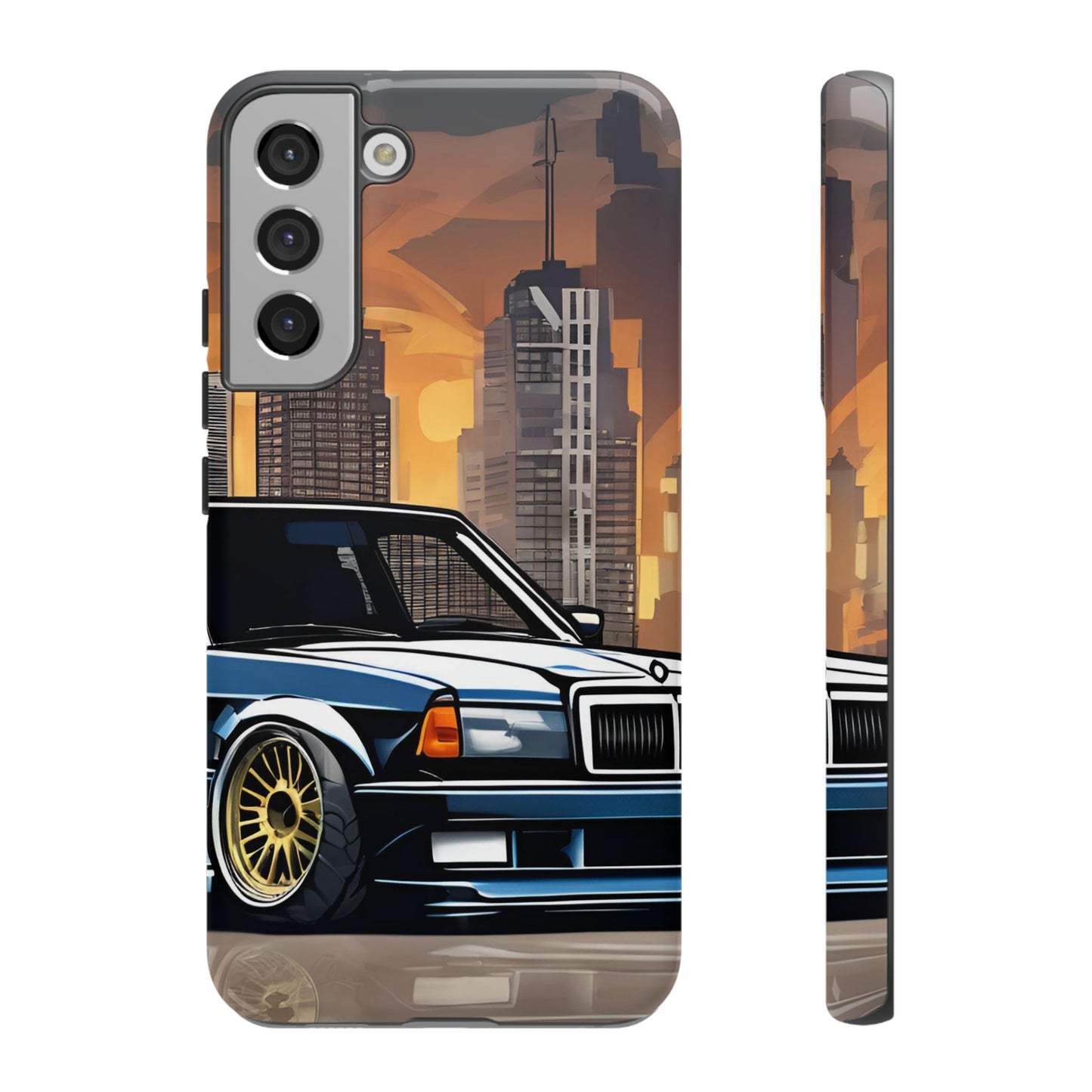 Mercedes Benz 190e Evo-Dual Layer Ultra Tough Phone Case Printify by The Night Shift Automotive Apparel