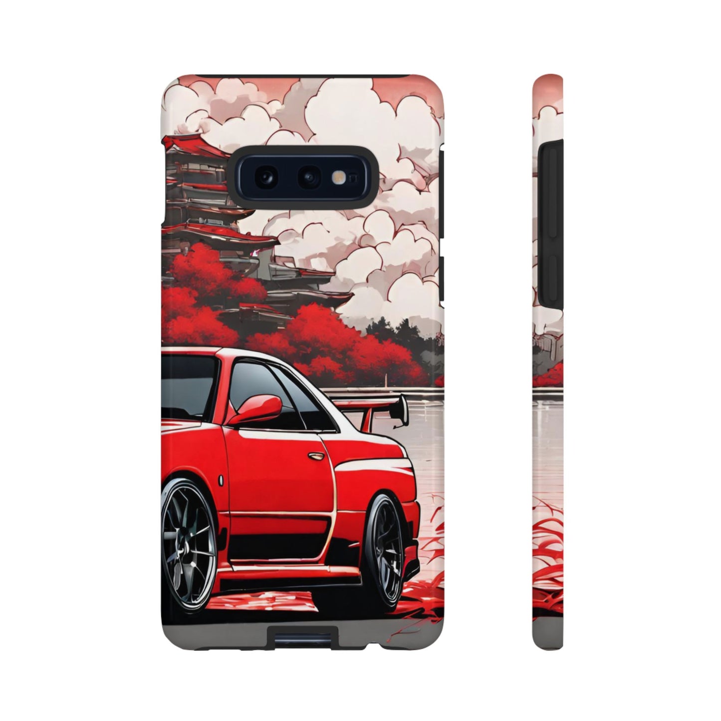 Nissan Skyline R34-Dual Layer Ultra Tough Phone Case Samsung Galaxy S10E Glossy Printify by The Night Shift Automotive Apparel