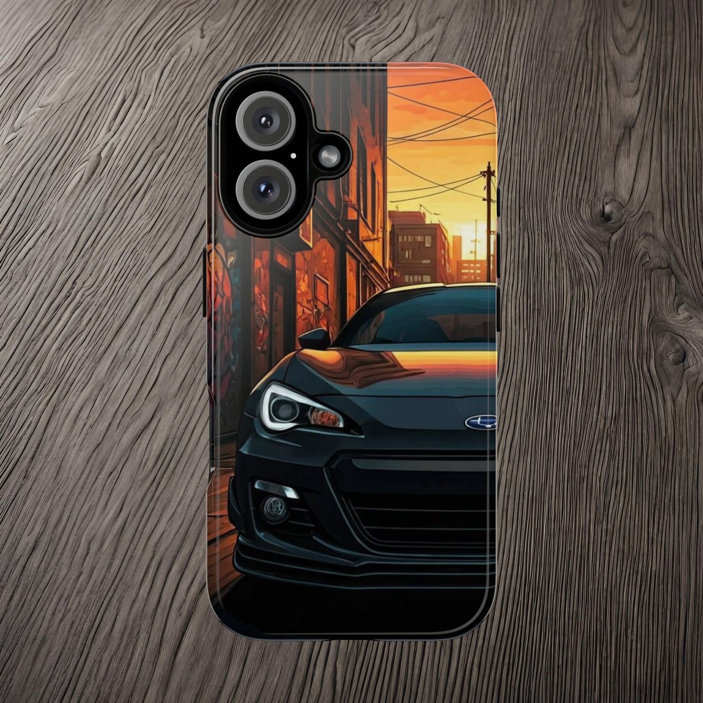 Subaru BRZ Street Life-Dual Layer Ultra Tough Phone Case Printify by The Night Shift Automotive Apparel