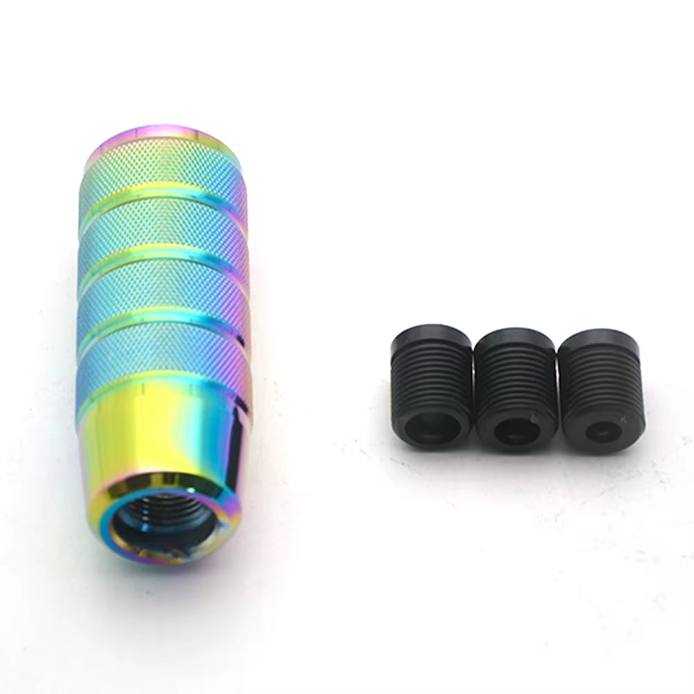 Aluminum Knurled Shift Knob Neo Chrome The Night Shift Performance Street Gear by The Night Shift Automotive Apparel