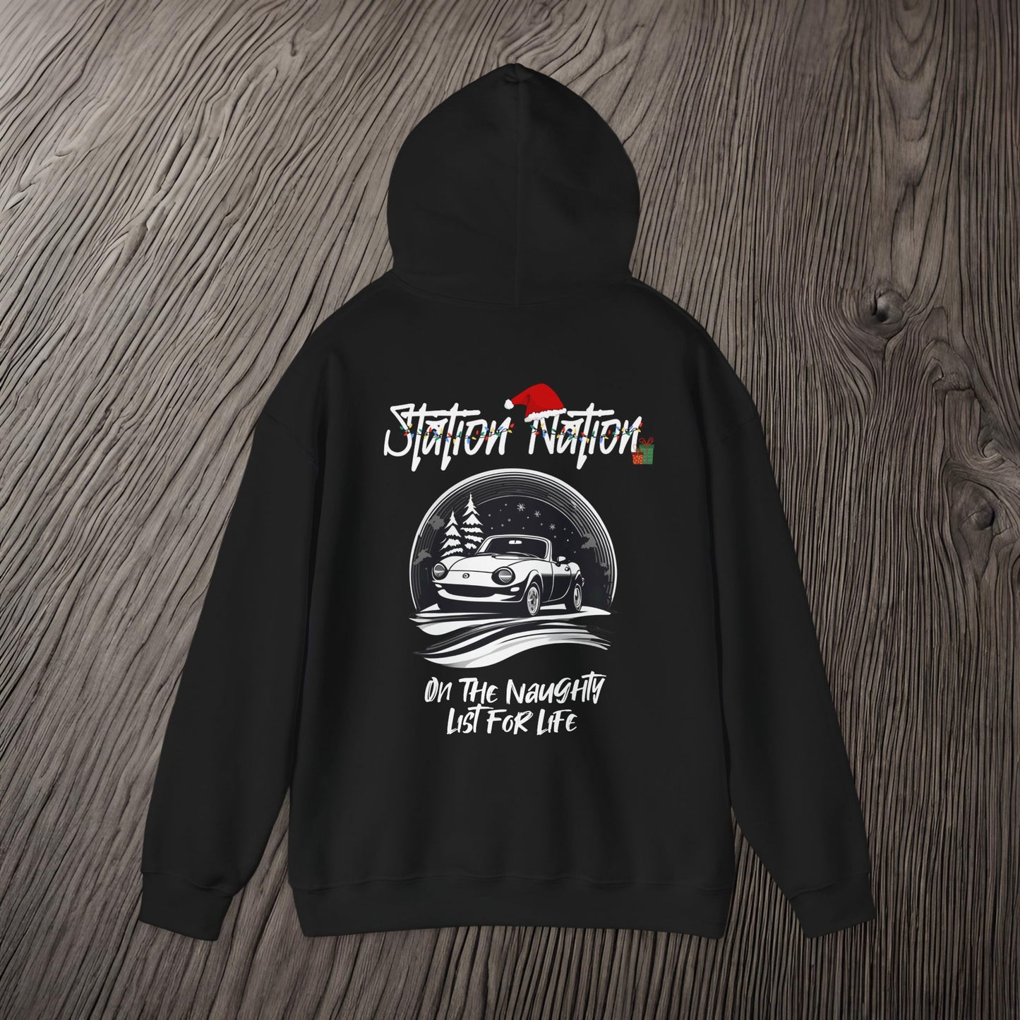 🎁 Christmas Limited Edition Station Nation-Ultra Soft, Premium Hoodie Printify by The Night Shift Automotive Apparel
