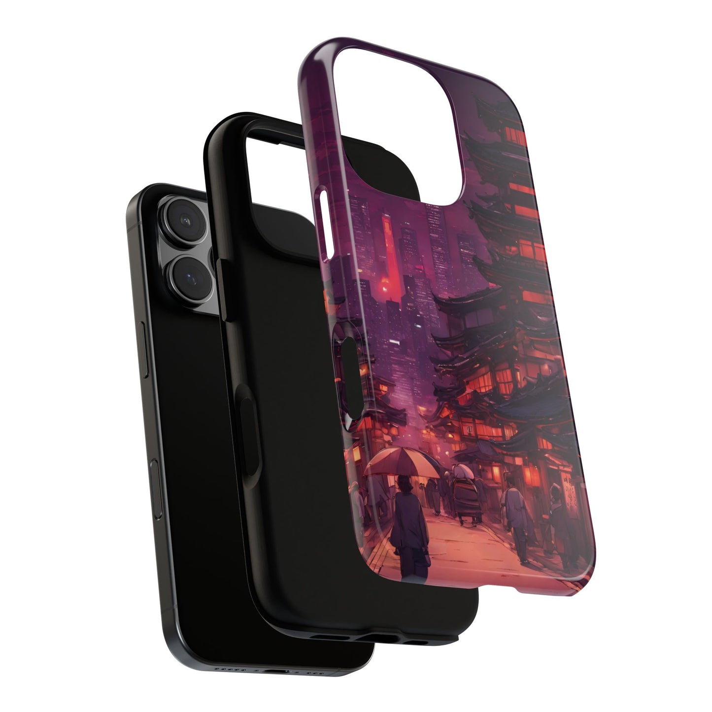 Traditional Japanese Village Countryside-Dual Layer Ultra Tough Phone Case Printify by The Night Shift Automotive Apparel